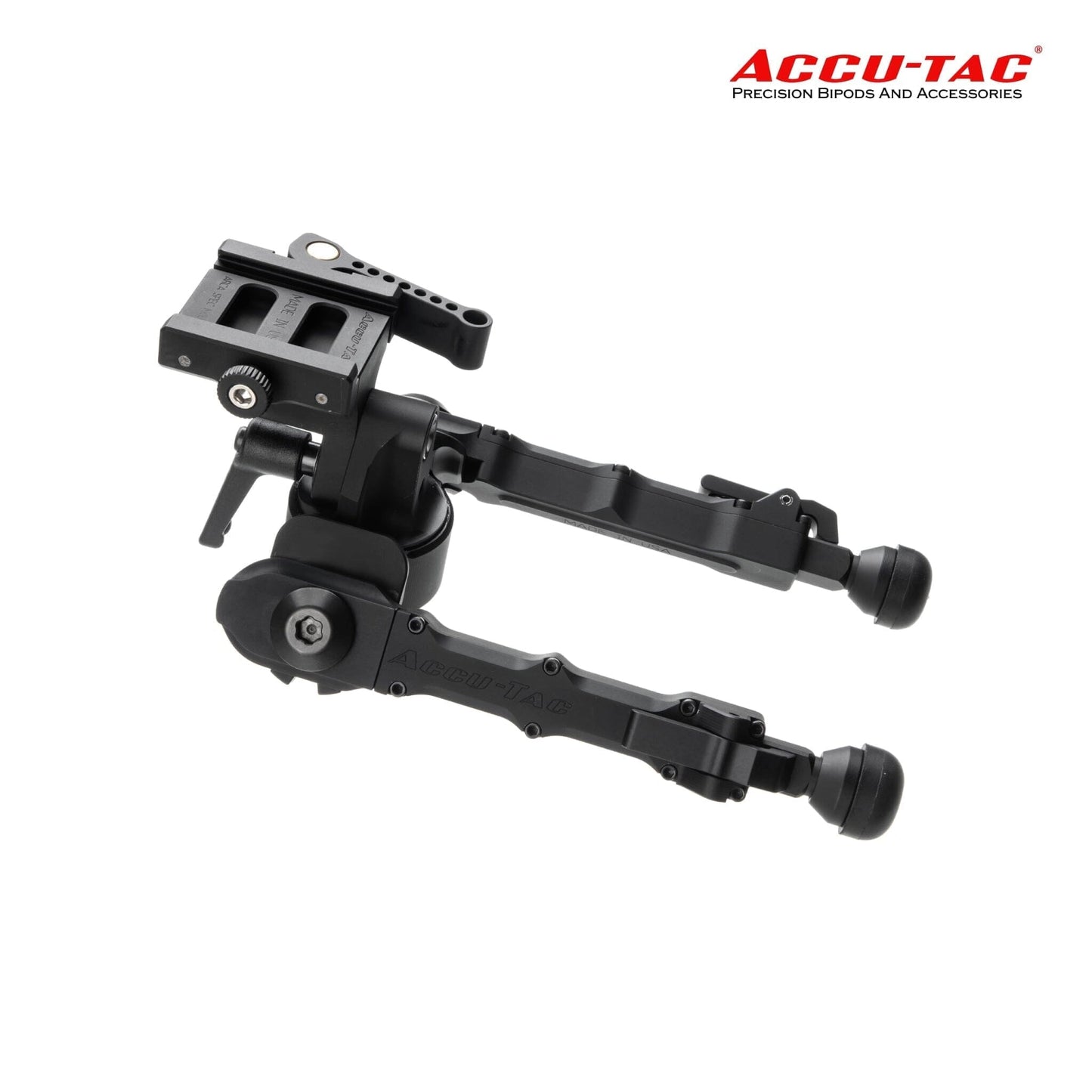 Accu-Tac PC-4 Arca-Spec QD Bipod - Black Bipod Accu-Tac