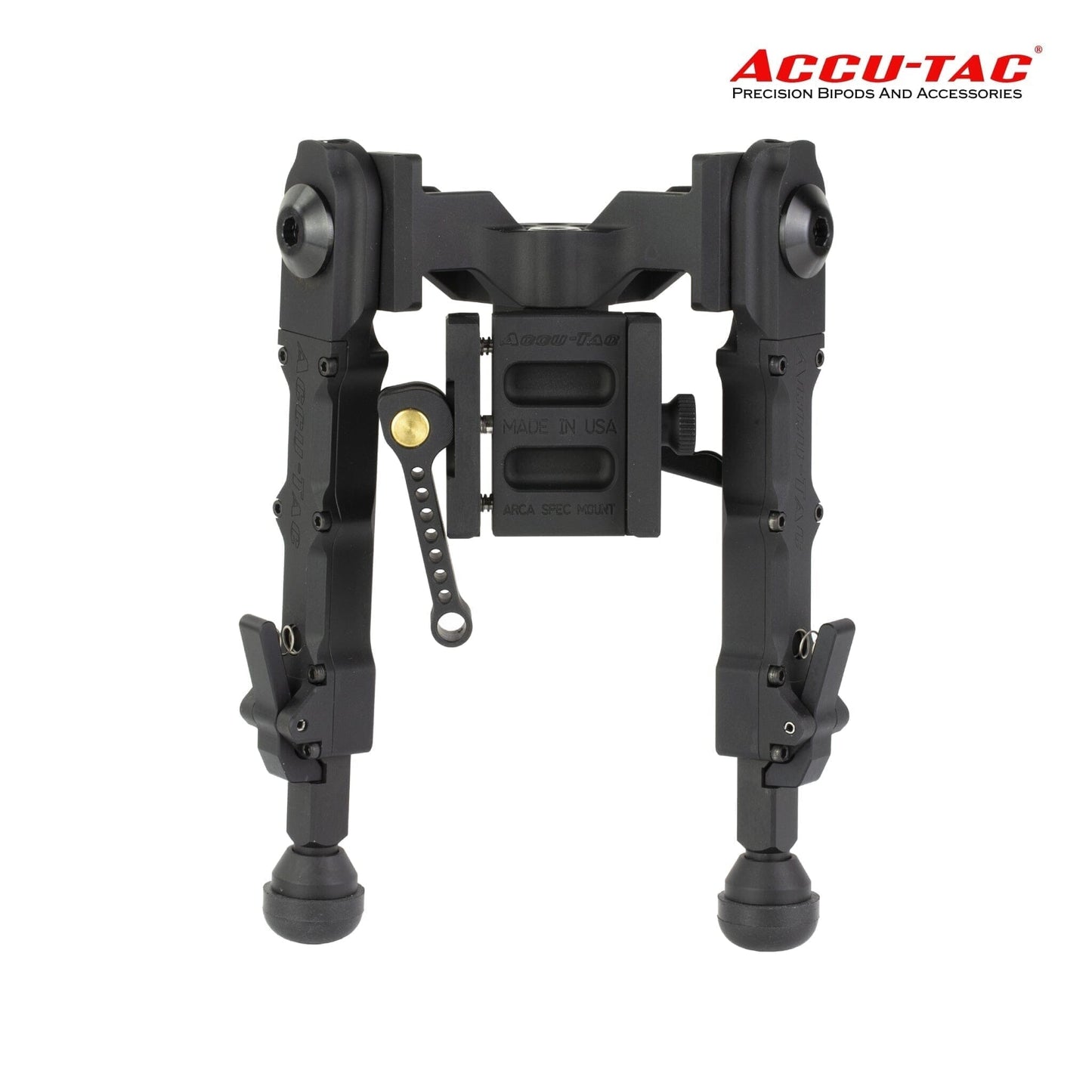 Accu-Tac WB-4 Arca-Spec QD Bipod - Black Bipod Accu-Tac