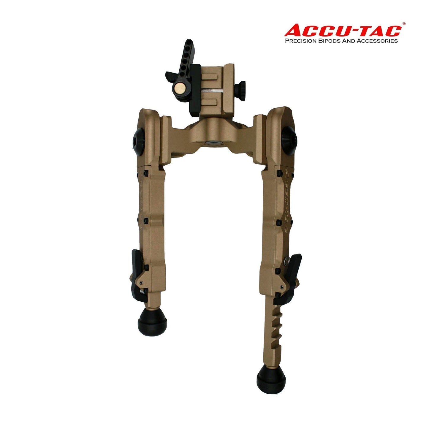 Accu-Tac WB-4 Picatinny QD Bipod - Flat Dark Earth Bipod Accu-Tac