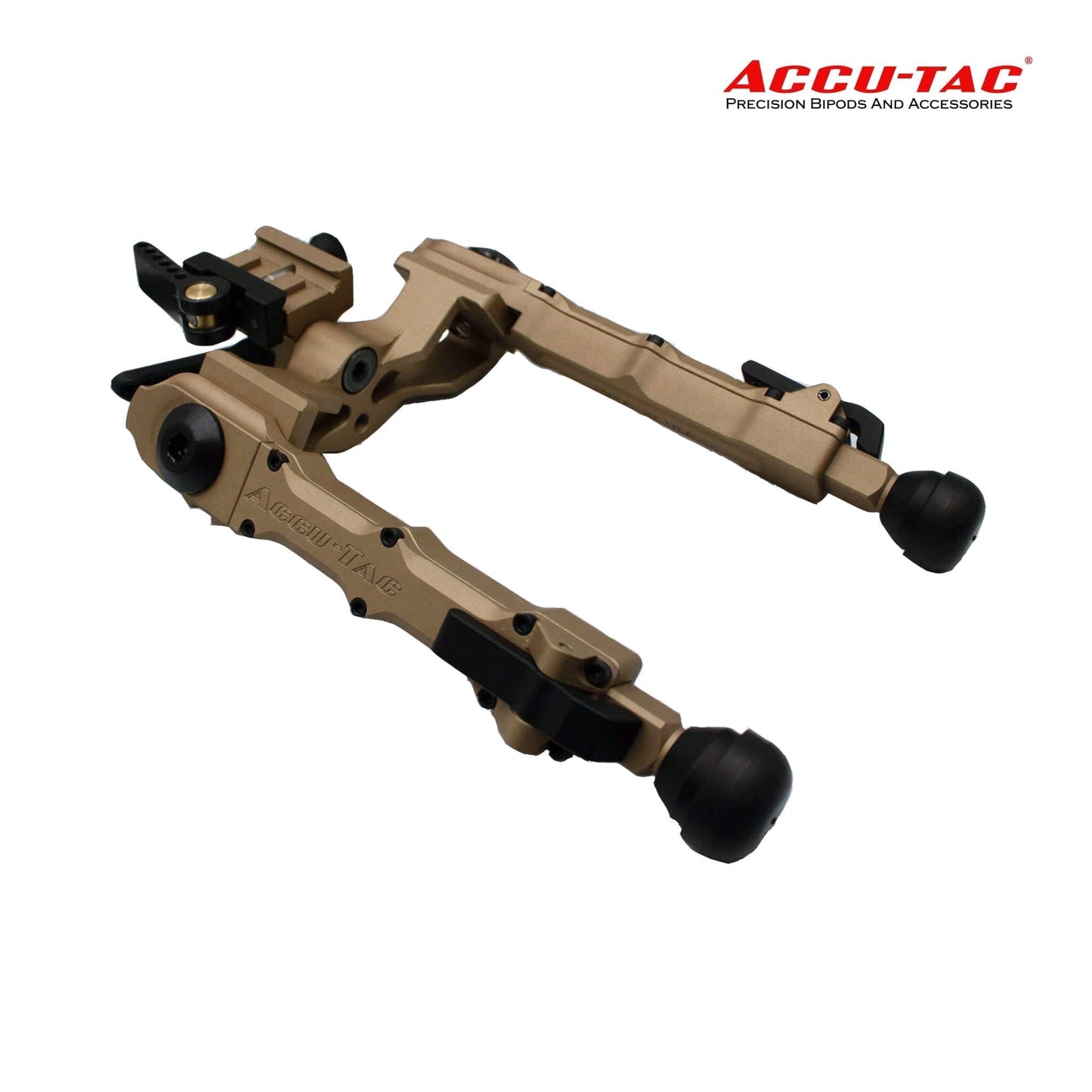 Accu-Tac WB-4 Picatinny QD Bipod - Flat Dark Earth Bipod Accu-Tac