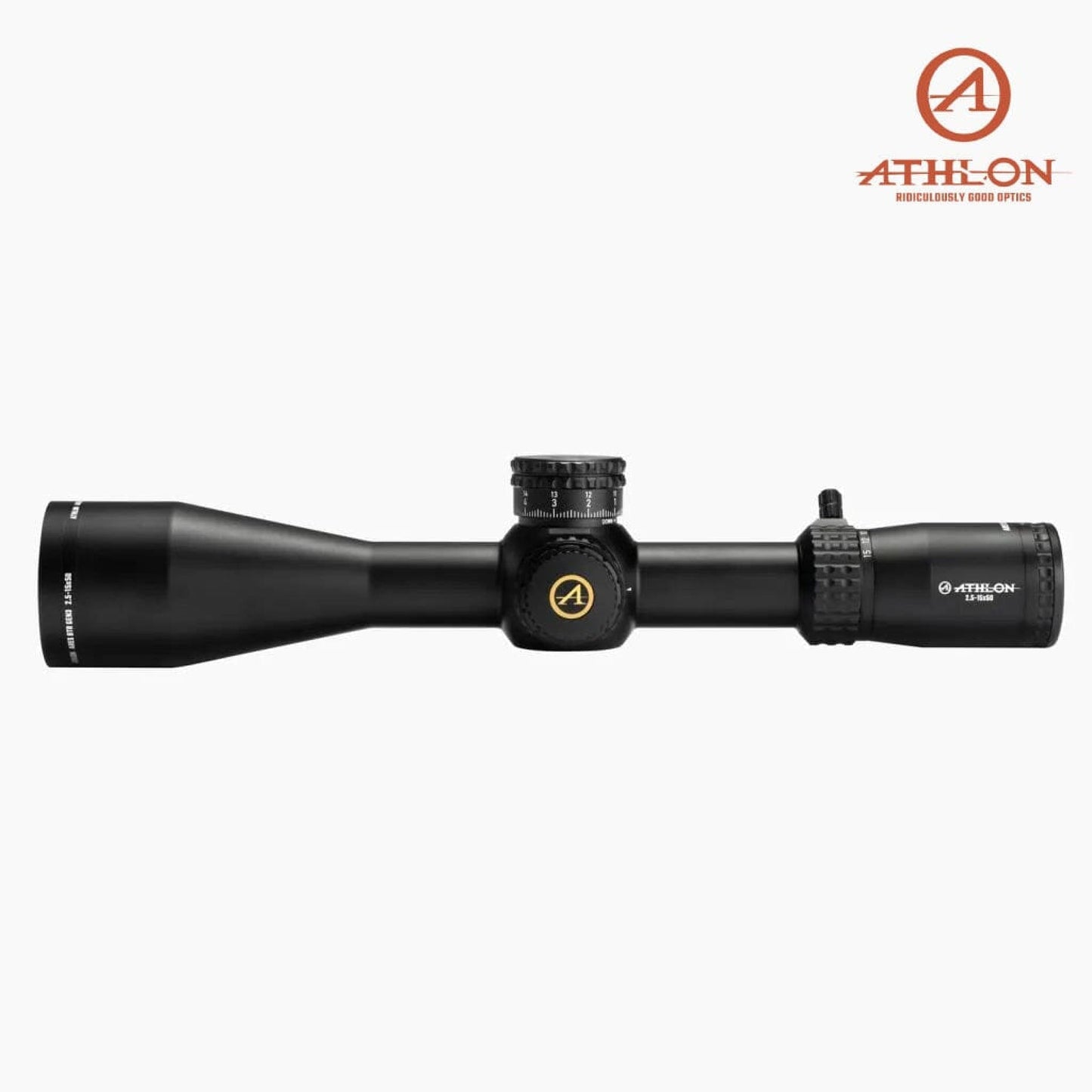Athlon ARES BTR GEN 3 HD 2.5-15×50 Rifle Scope APRS13 FFP IR MIL Reticle Rifle Scope Athlon Optics
