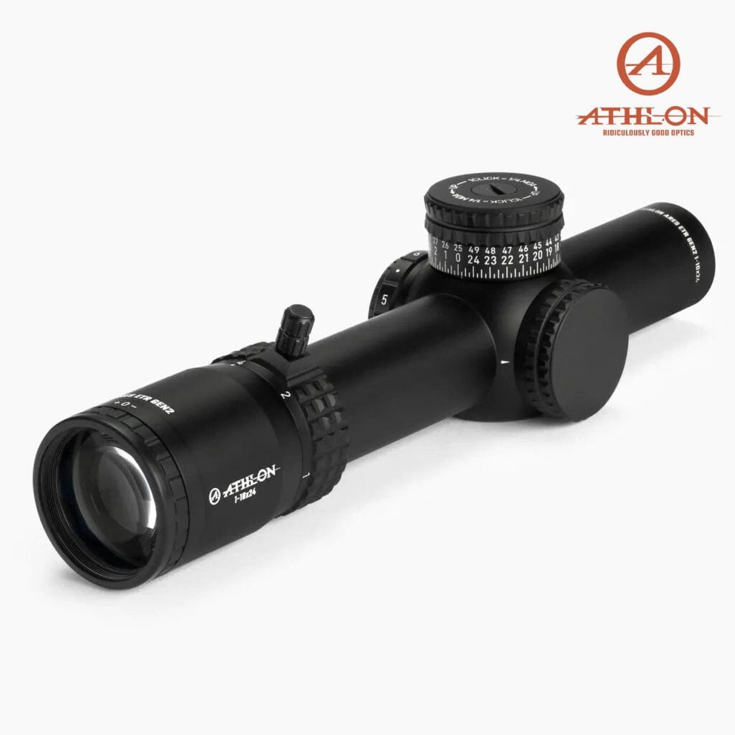 Athlon ARES ETR GEN 2 UHD 1-10×24 Rifle Scope ATMR2 FFP IR MOA Reticle Rifle Scope Athlon Optics