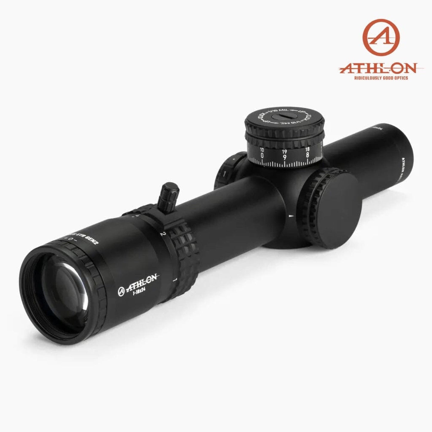 Athlon ARES ETR GEN 2 UHD 1-10×24 Rifle Scope ATMR3 FFP IR MIL Reticle Rifle Scope Athlon Optics
