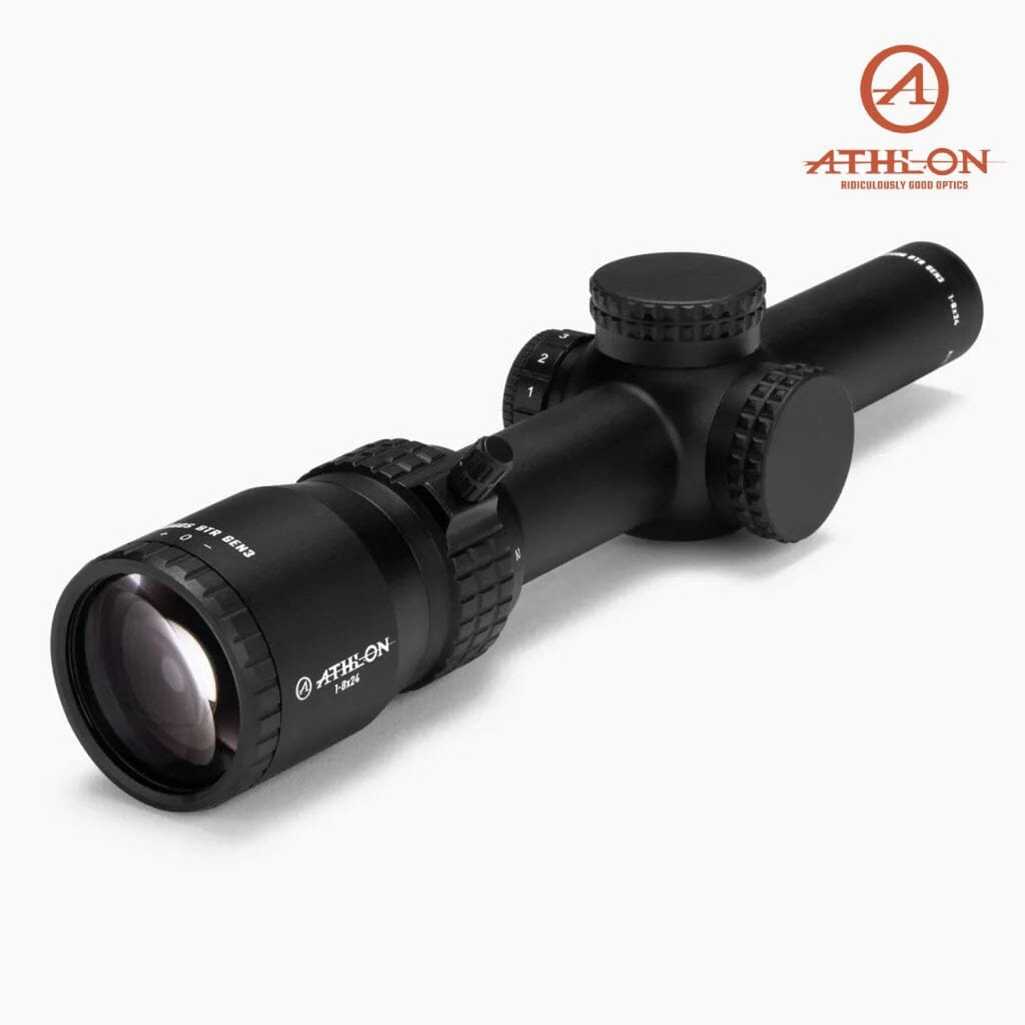Athlon ARGOS BTR GEN3 1-8×24 Rifle Scope ATMR4 SFP IR MOA Reticle Rifle Scope Athlon Optics