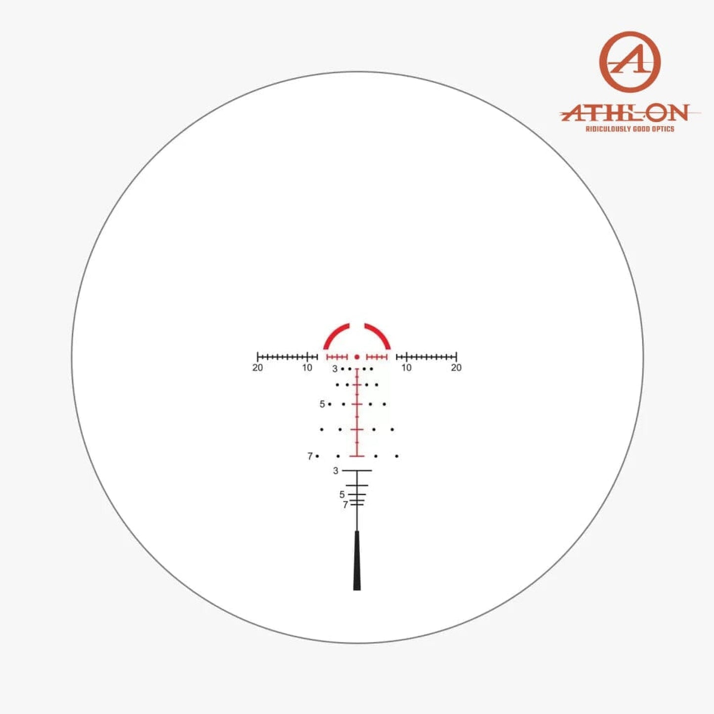 Athlon Helos BTR GEN2 1-10x28 Rifle Scope ATMR4 SFP IR MOA Reticle Rifle Scope Athlon Optics