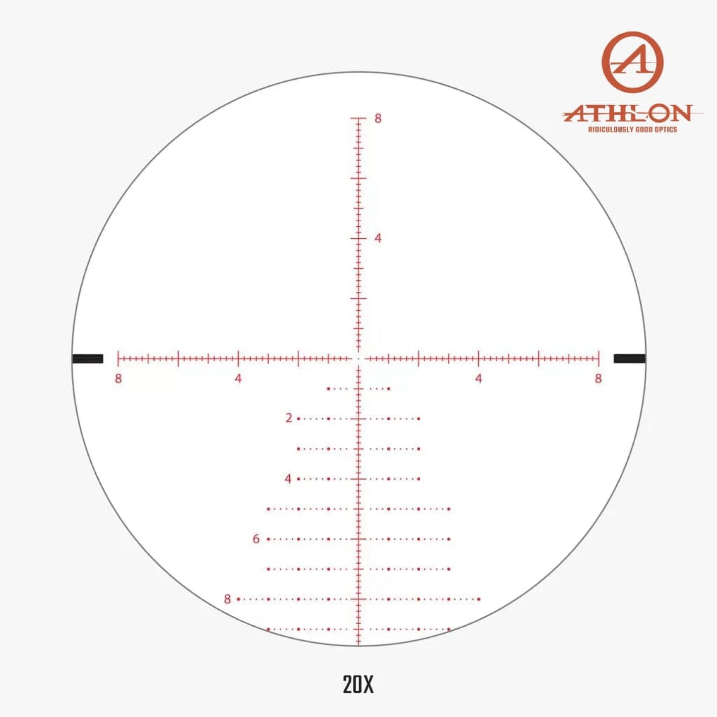 Athlon Helos BTR GEN2 4-20x50 Rifle Scope APRS6 FFP IR MIL Reticle Rifle Scope Athlon Optics