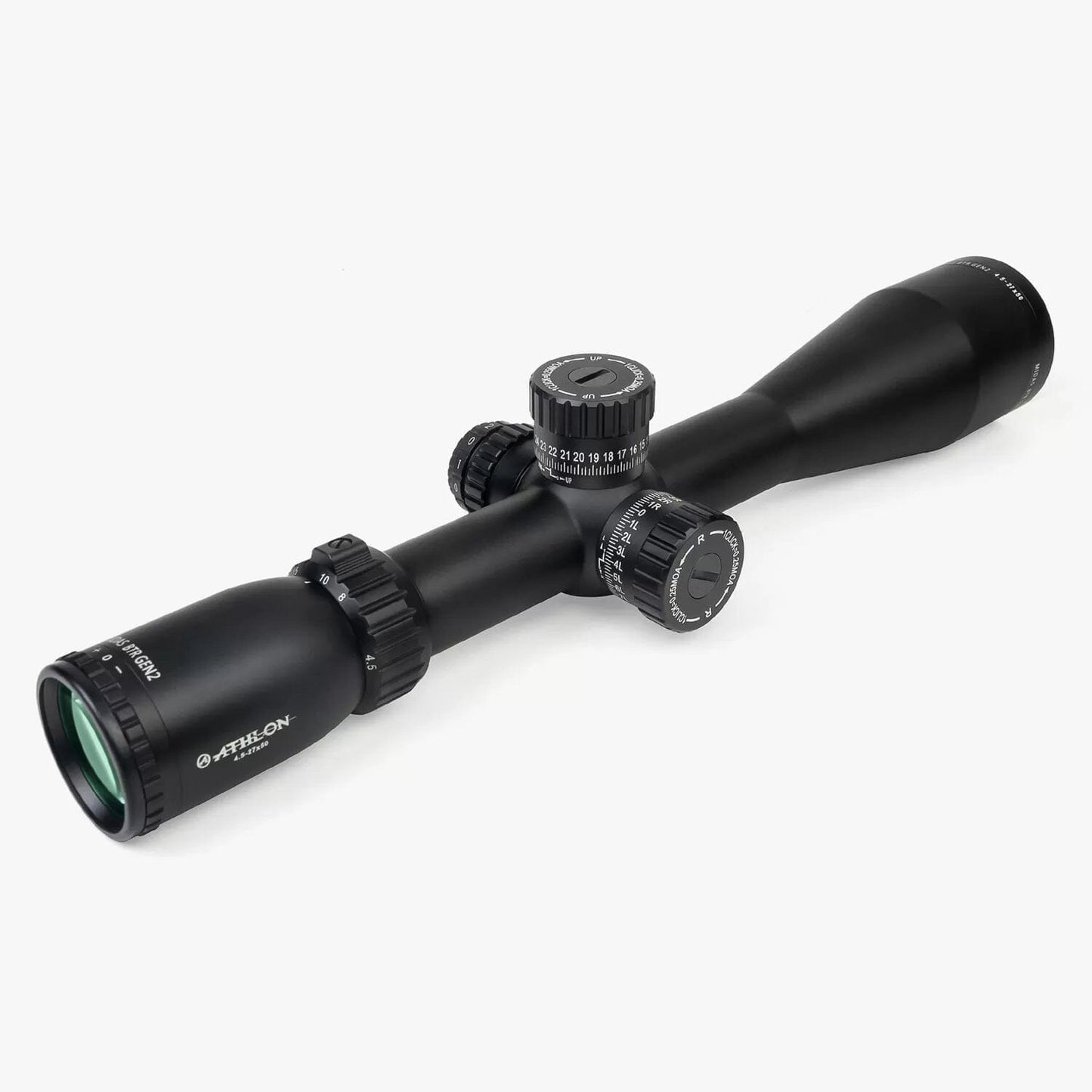 Athlon MIDAS BTR GEN2 HD 4.5-27×50 Riflescope - AHMR SFP IR MOA Reticle Rifle Scope Athlon Optics