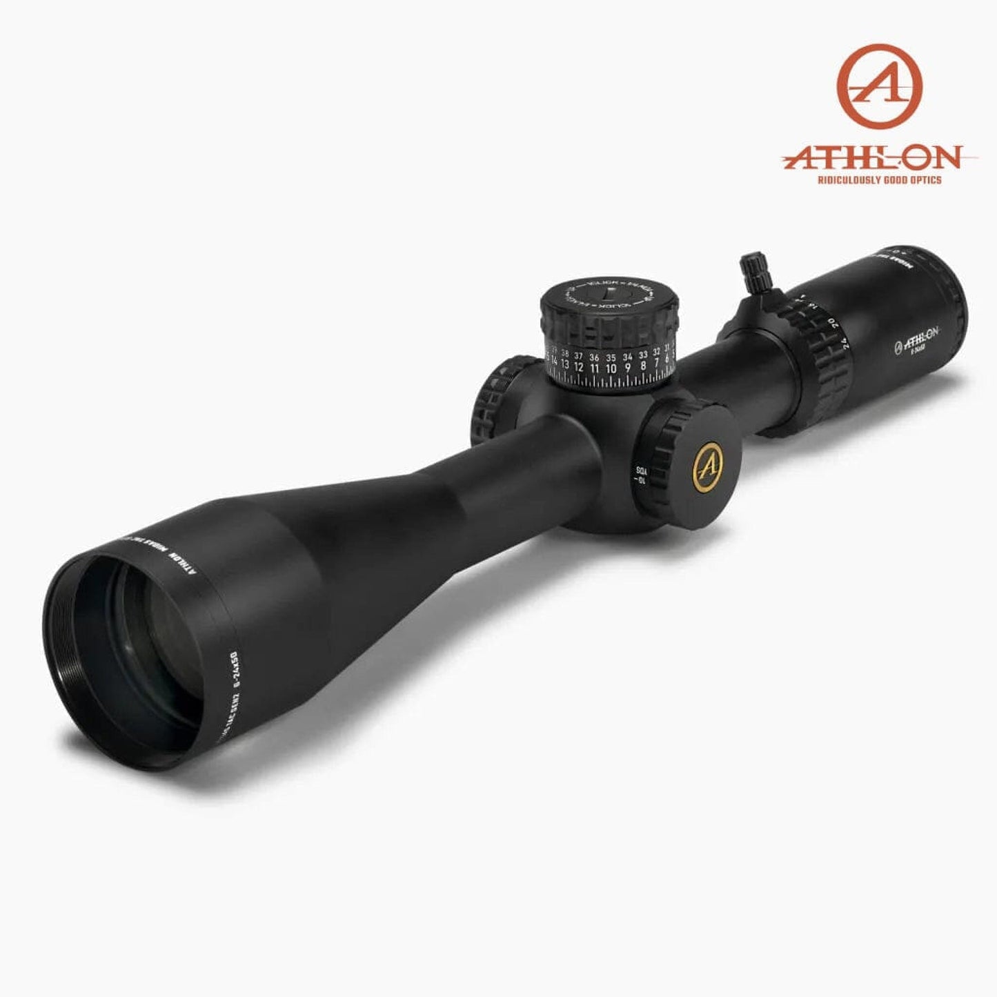 Athlon MIDAS TAC GEN2 HD 6-24×50 RIfle Scope APLR15 FFP MOA Reticle Rifle Scope Athlon Optics