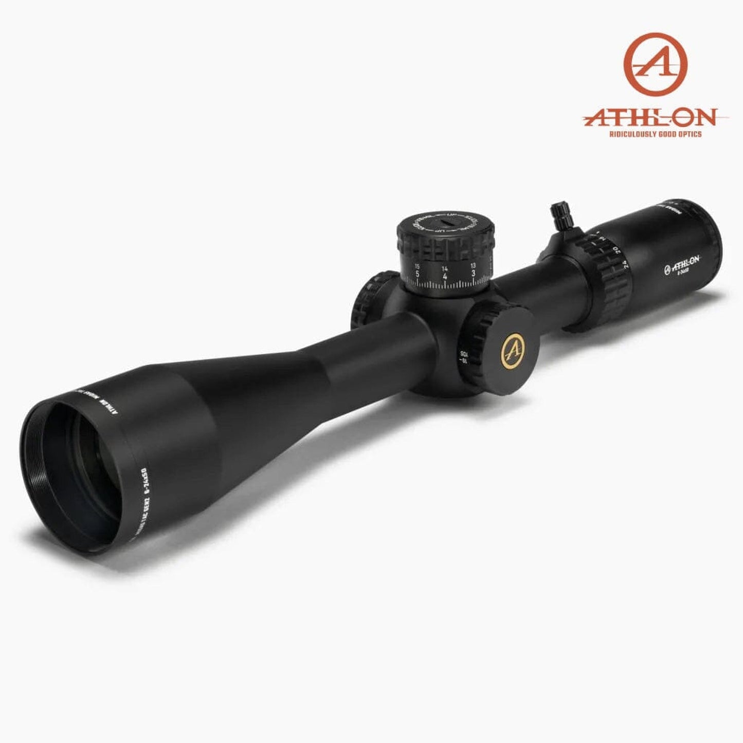 Athlon MIDAS TAC GEN2 HD 6-24×50 Rifle Scope APRS14 FFP MIL Reticle Rifle Scope Athlon Optics
