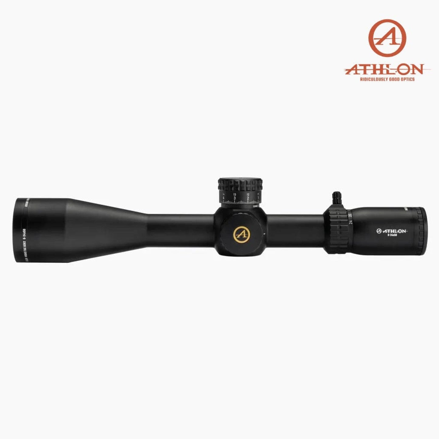 Athlon MIDAS TAC GEN2 HD 6-24×50 Rifle Scope APRS15 FFP MIL Reticle Rifle Scope Athlon Optics