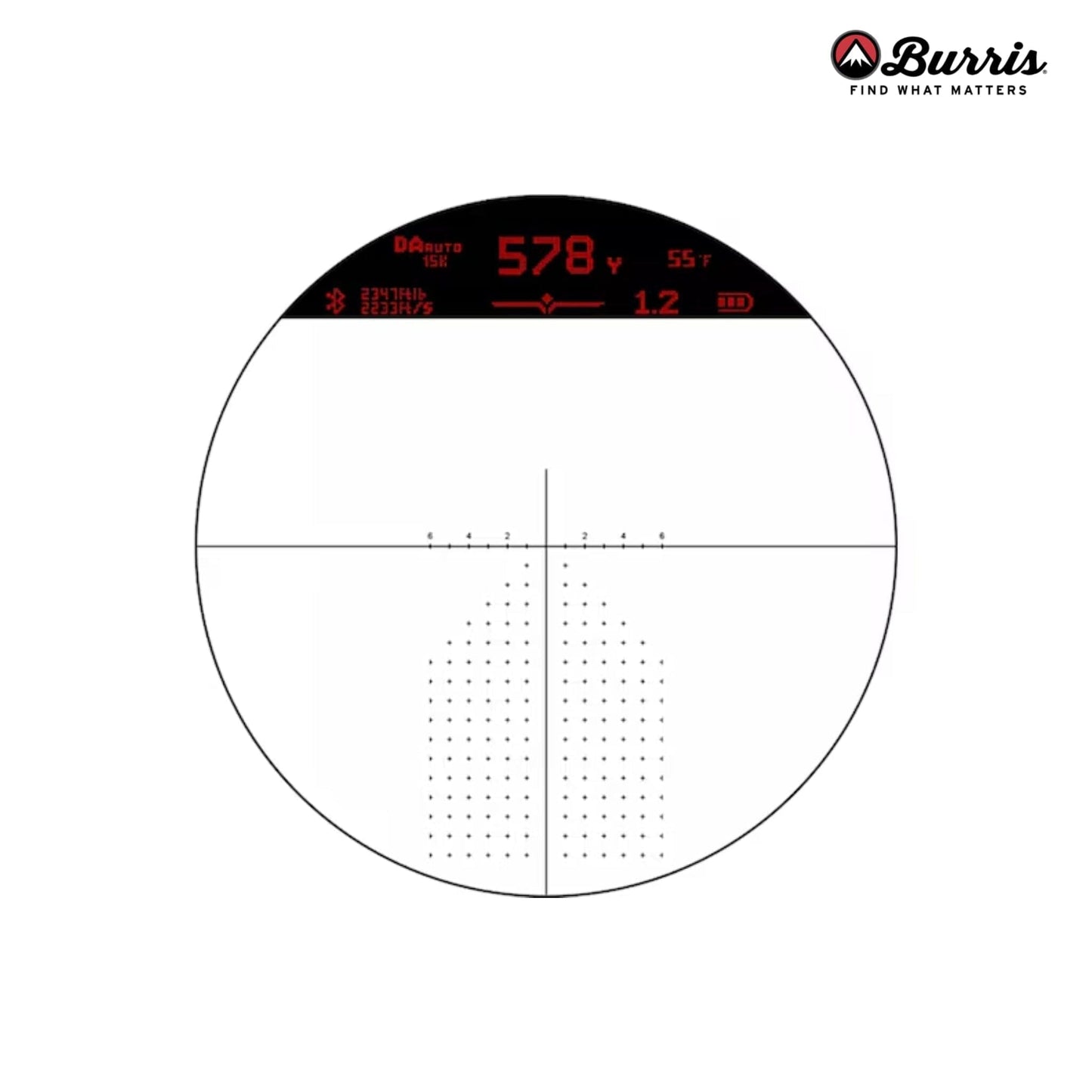 Burris Eliminator 6 Laser Rangefinding Rifle Scope 4-20x52mm X177 Reticle Rifle Scope Burris