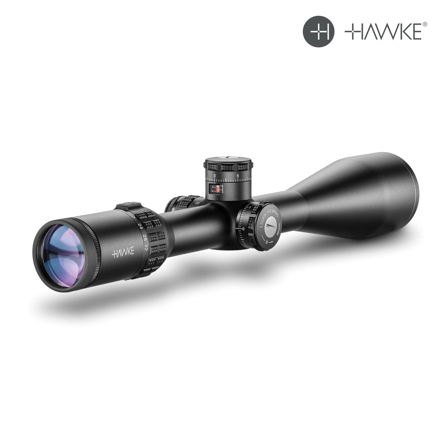 Hawke SIDEWINDER 30 SF 8-32x56 Rifle Scope 20x Half Mil Reticle Rifle Scope Hawke Sport Optics