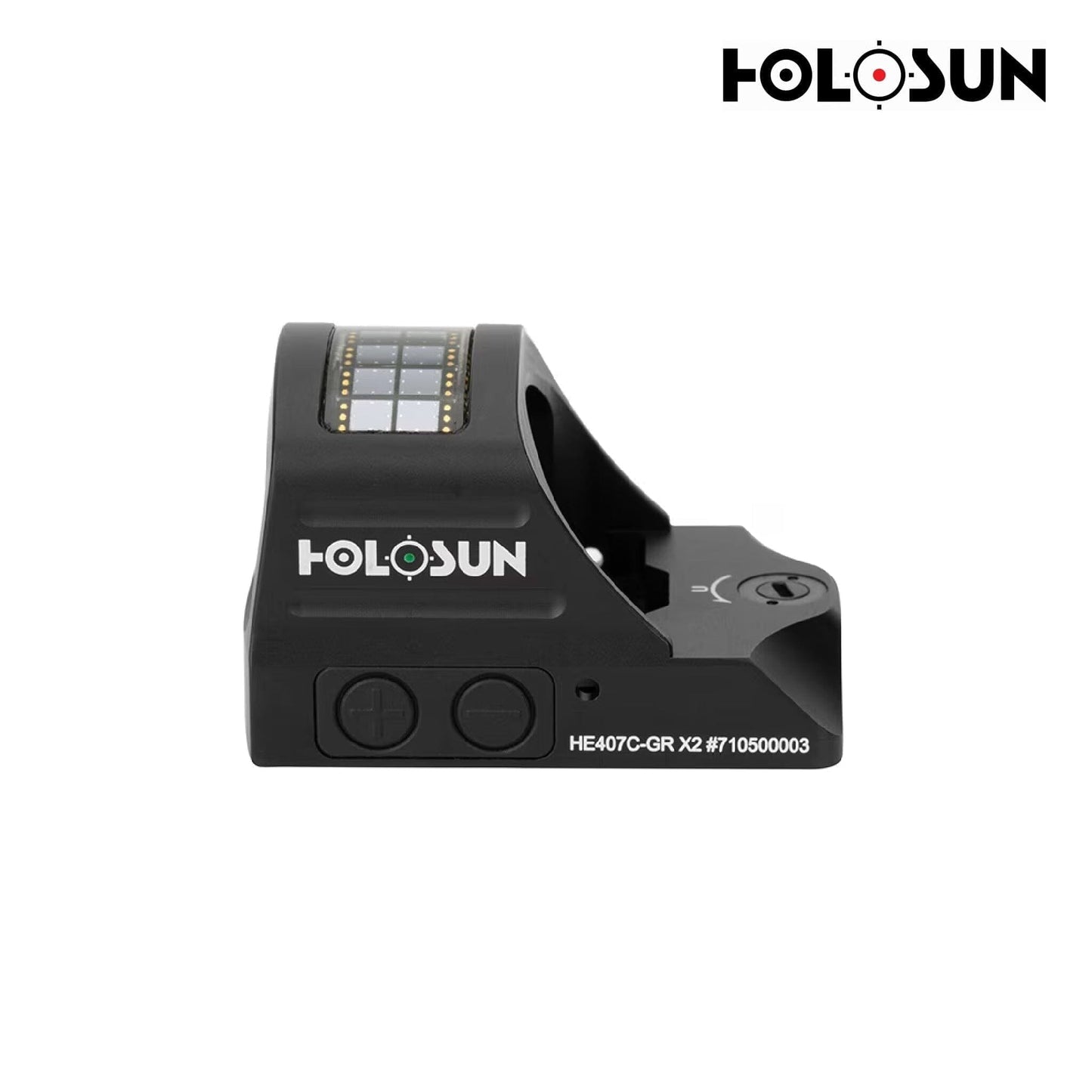 Holosun HE407C-GR-X2 Reflex Green Dot Sight – 2 MOA Dot Reticle Green Dot Sight Holosun