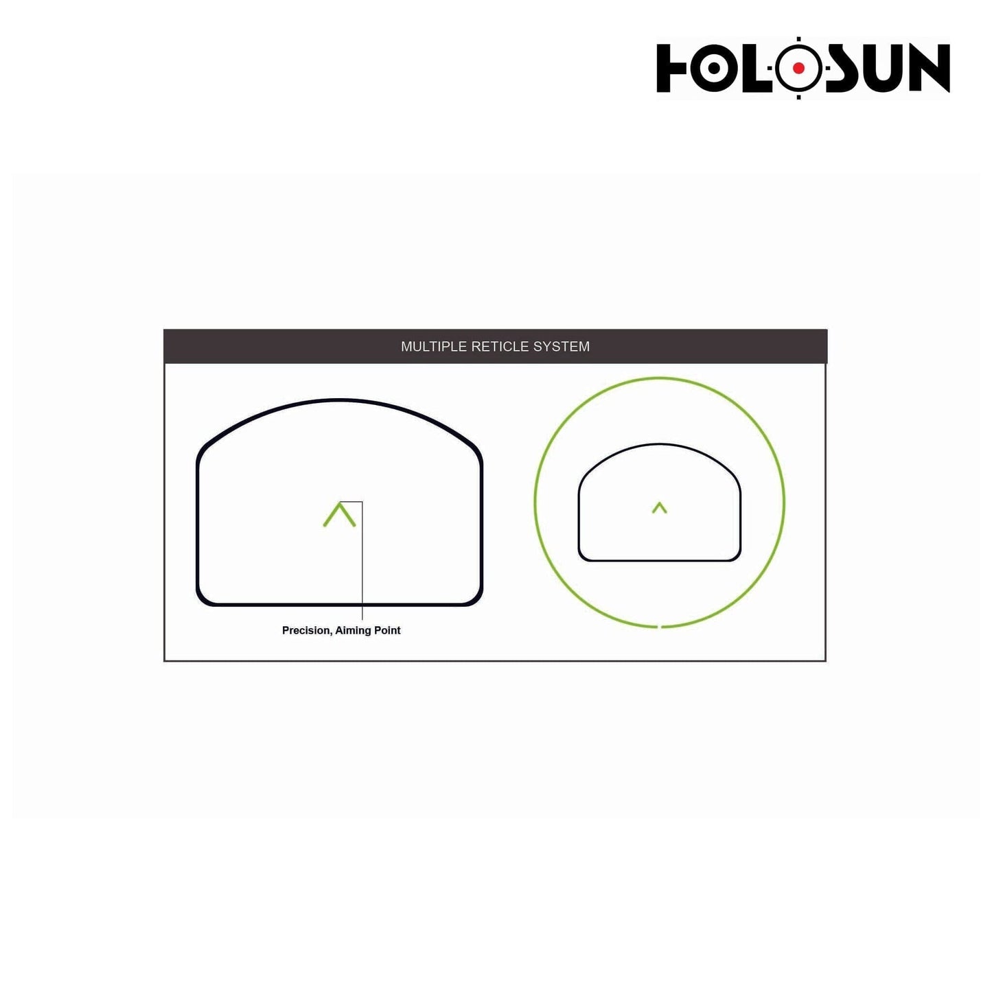Holosun HE507C-GR-X2 Reflex Green Dot Sight – ACSS Vulcan Reticle Green Dot Sight Holosun