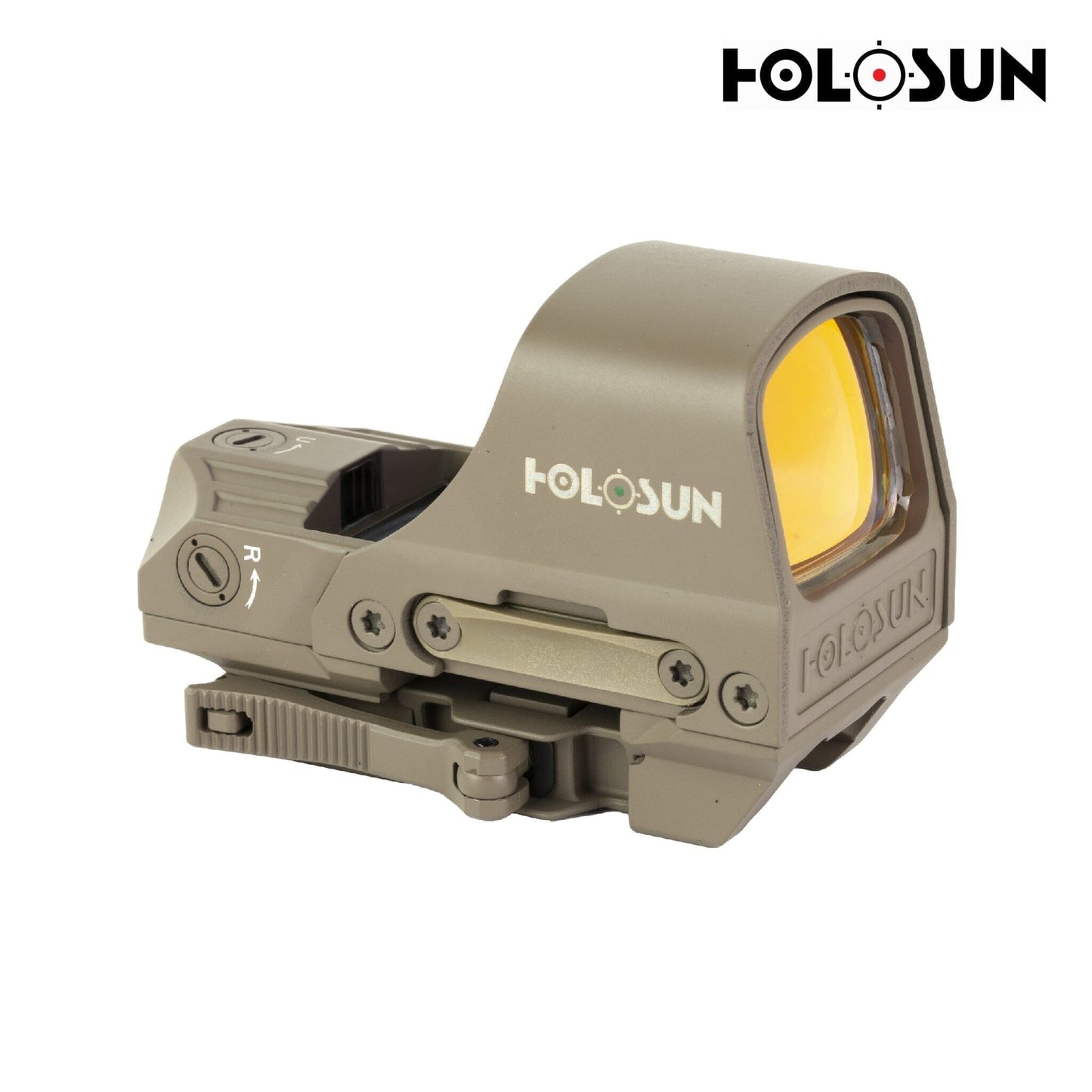 Holosun HE510C-GR-FDE Elite Reflex Green Dot Sight – MRS Reticle Green Dot Sight Holosun