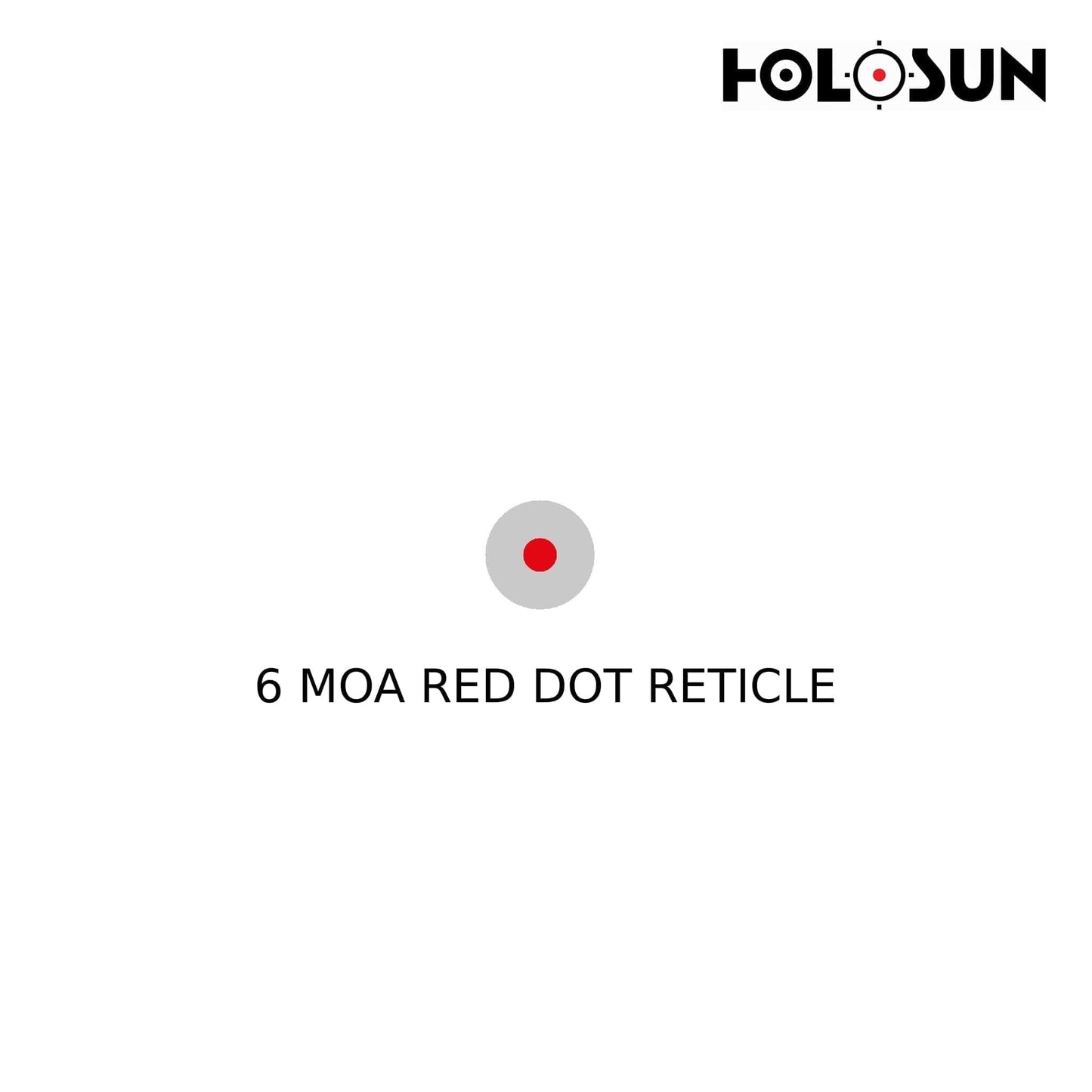 Holosun HS407K-X2 Reflex Red Dot Sight - 6 MOA Dot Reticle Red Dot Sight Holosun