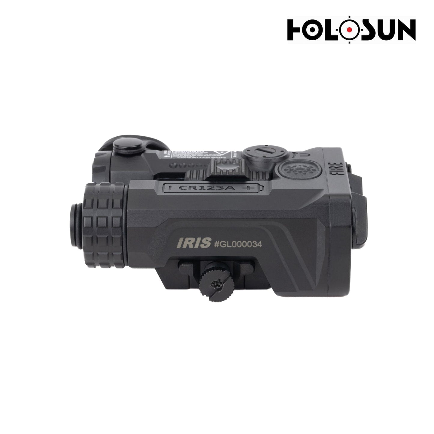 Holosun IRIS-3 Triple-Function Laser Sight – Red/IR Laser with IR Illuminator Weapon Laser Sight Holosun