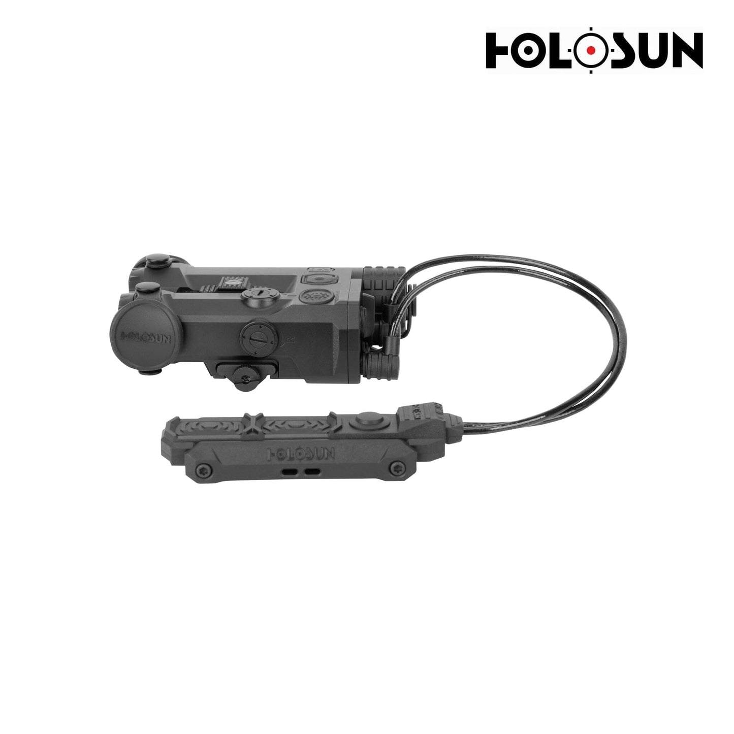 Holosun IRIS-4 Quad-Function Laser and Illuminator – Green/IR Laser with IR and White Light Weapon Laser Sight Holosun
