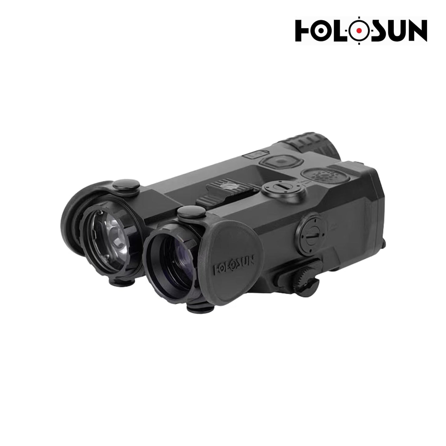 Holosun IRIS-4 Quad-Function Laser and Illuminator – Red/IR Laser with IR and White Light Weapon Laser Sight Holosun
