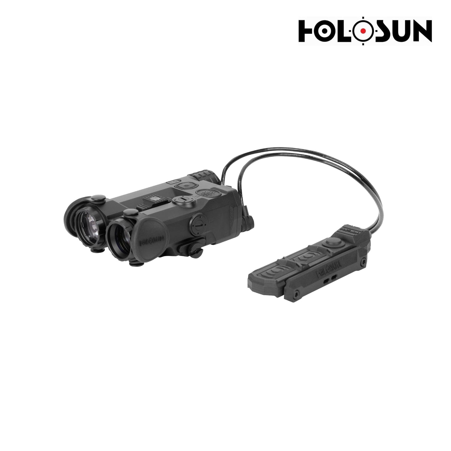 Holosun IRIS-4 Quad-Function Laser and Illuminator – Red/IR Laser with IR and White Light Weapon Laser Sight Holosun