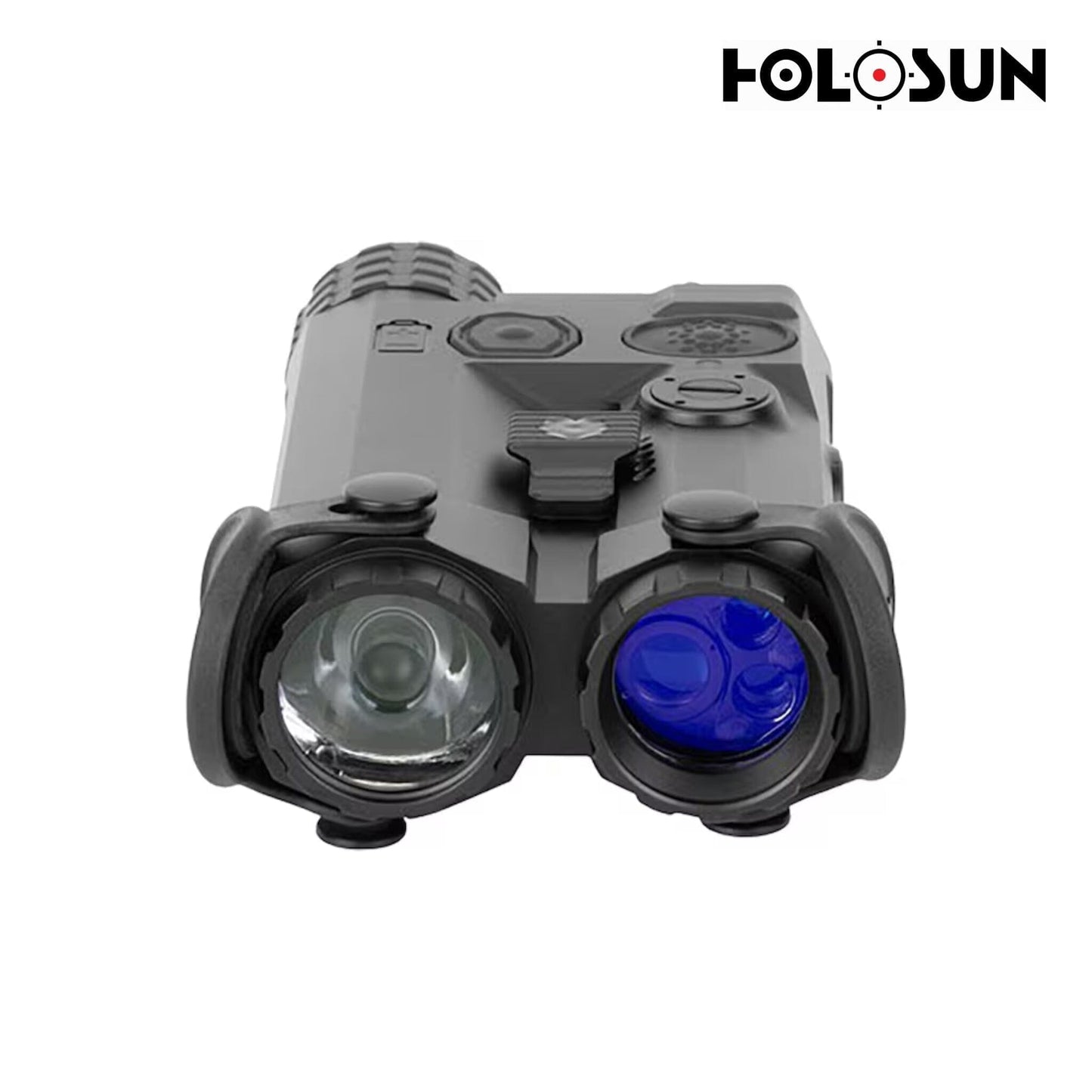 Holosun IRIS-4 Quad-Function Laser and Illuminator – Red/IR Laser with IR and White Light Weapon Laser Sight Holosun