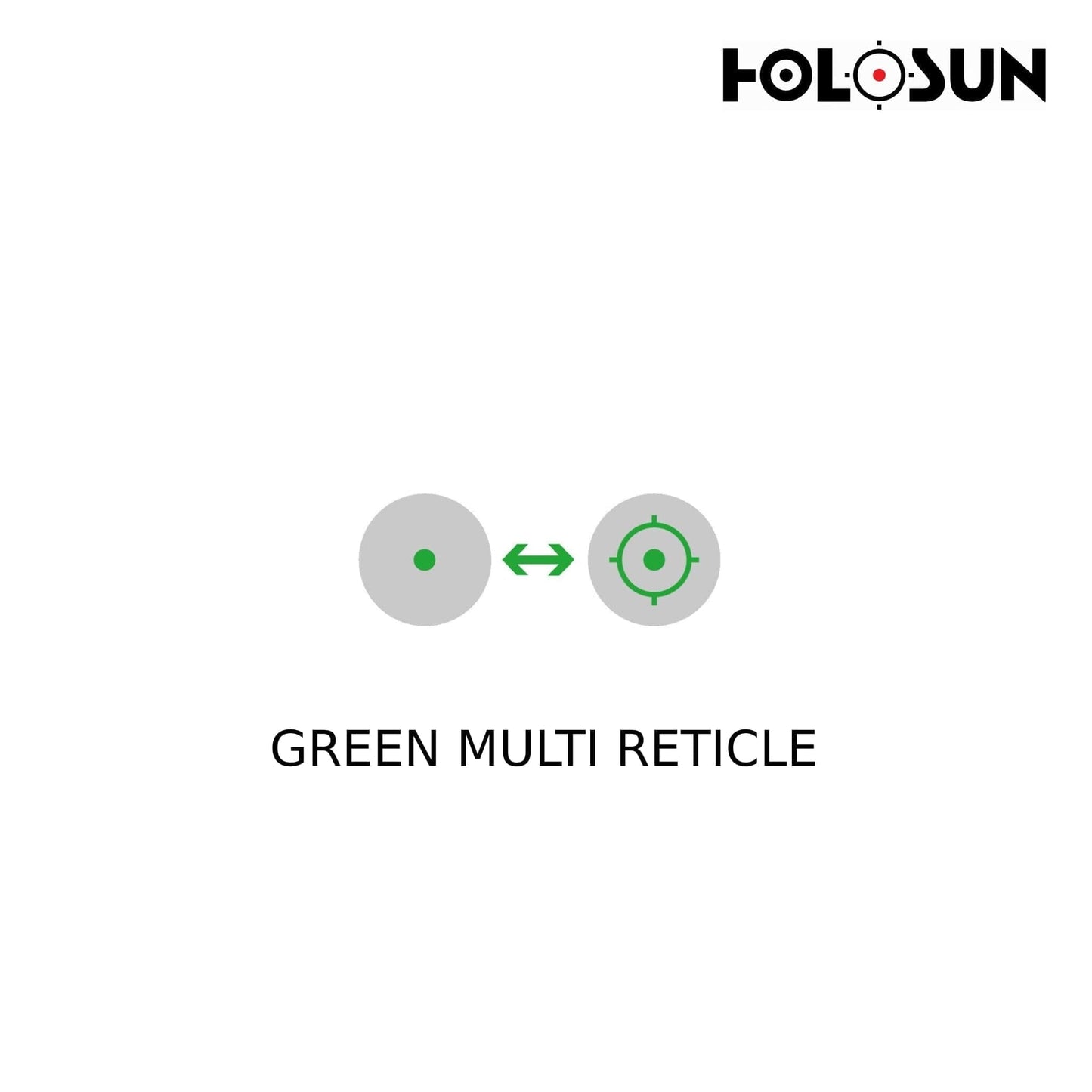 Holosun RONIN AEMS MAX Green Dot Sight - MRS Reticle Green Dot Sight Holosun