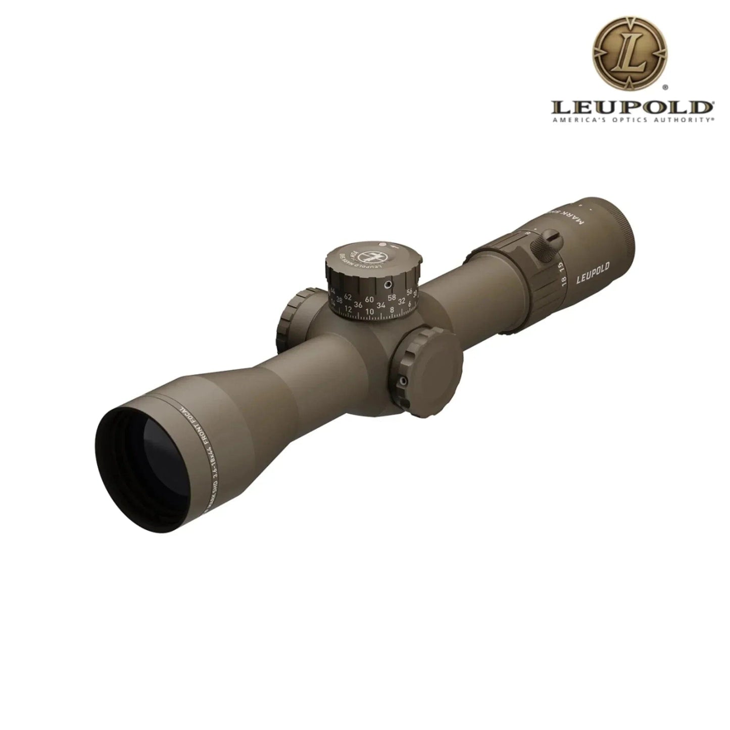 Leupold Mark 5HD 3.6-18x44 Rifle Scope M1C3 FFP PR-1 MOA Reticle Dark Earth Rifle Scope Leupold