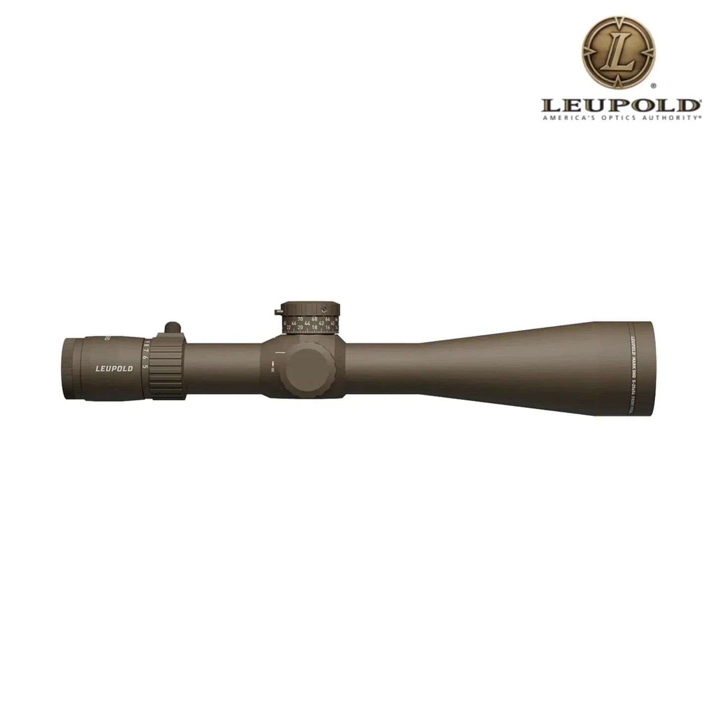 Leupold MARK 5HD 5–25×56 Rifle Scope M1C3 FFP PR-1 MOA Reticle Dark Earth Rifle Scope Leupold