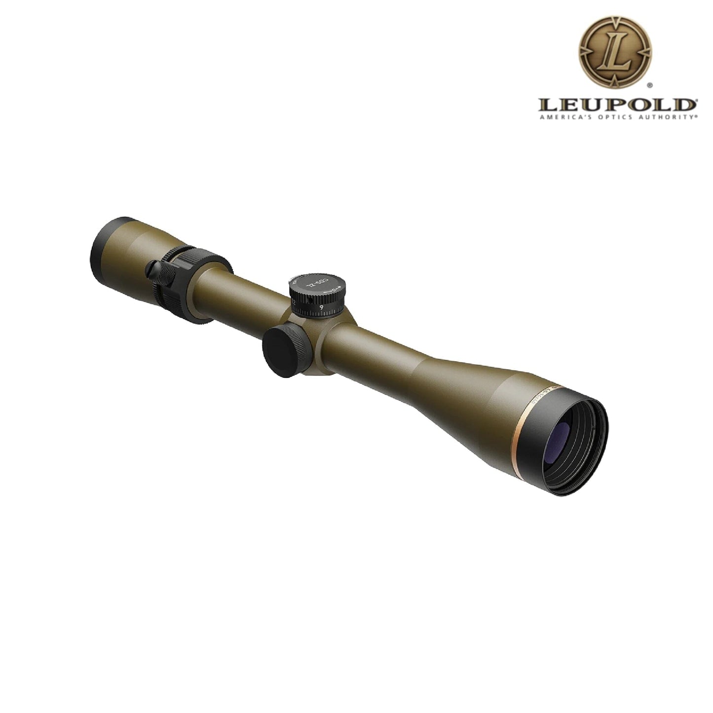 Leupold VX-3HD 4.5–14×40 CDS-ZL Rifle Scope Wind-Plex Reticle Burnt Bronze Rifle Scope Leupold