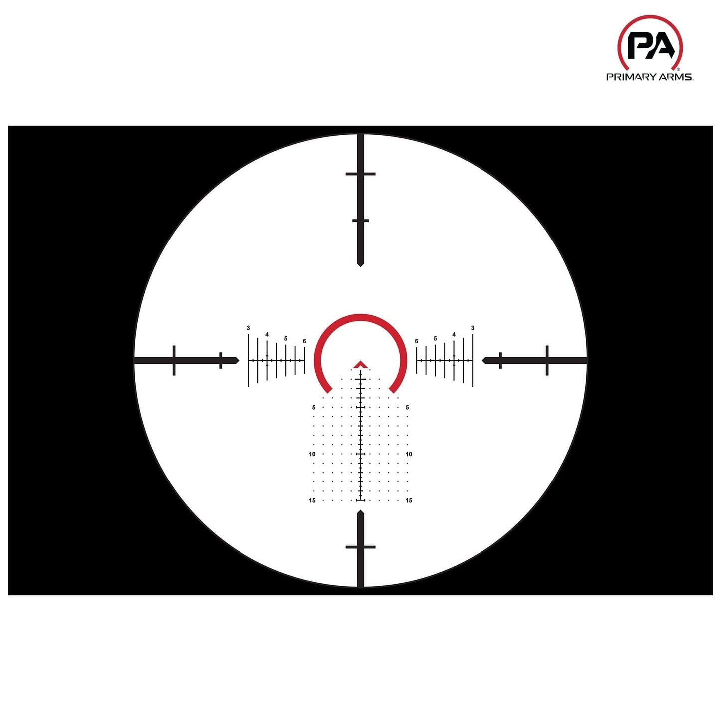 Primary Arms Compact PLxC 1-8x24 FFP Riflescope - ACSS Griffin MIL M8 Reticle - Black Rifle Scope Primary Arms