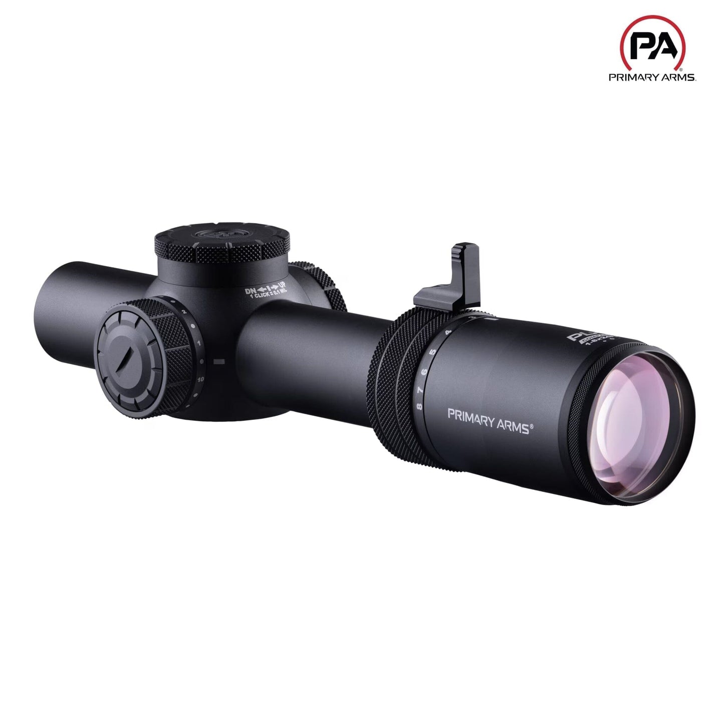 Primary Arms Compact PLxC 1-8x24 FFP Riflescope - ACSS Griffin MIL M8 Reticle - Black Rifle Scope Primary Arms