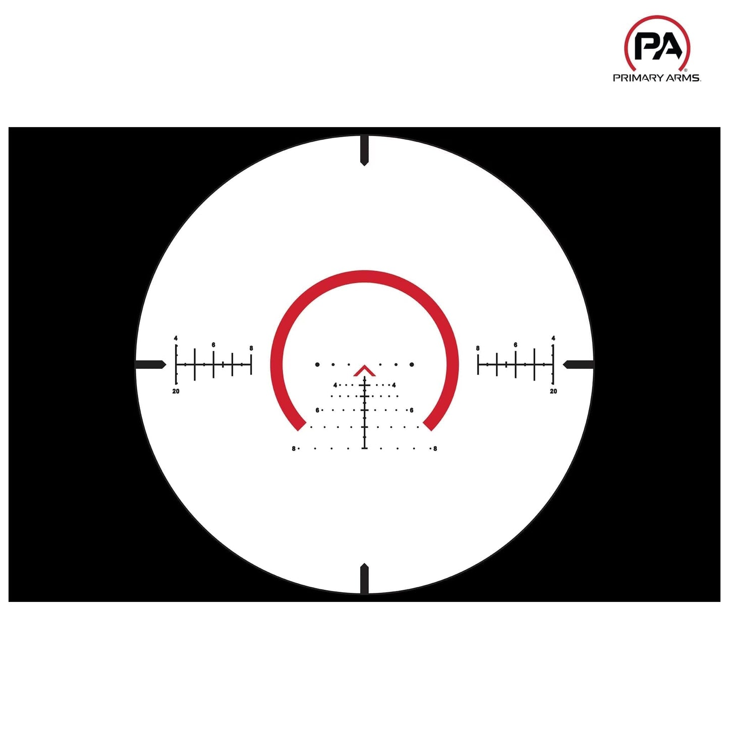 Primary Arms Compact PLxC 1-8x24 FFP Riflescope - ACSS Raptor M8 Meter Reticle - Black Rifle Scope Primary Arms