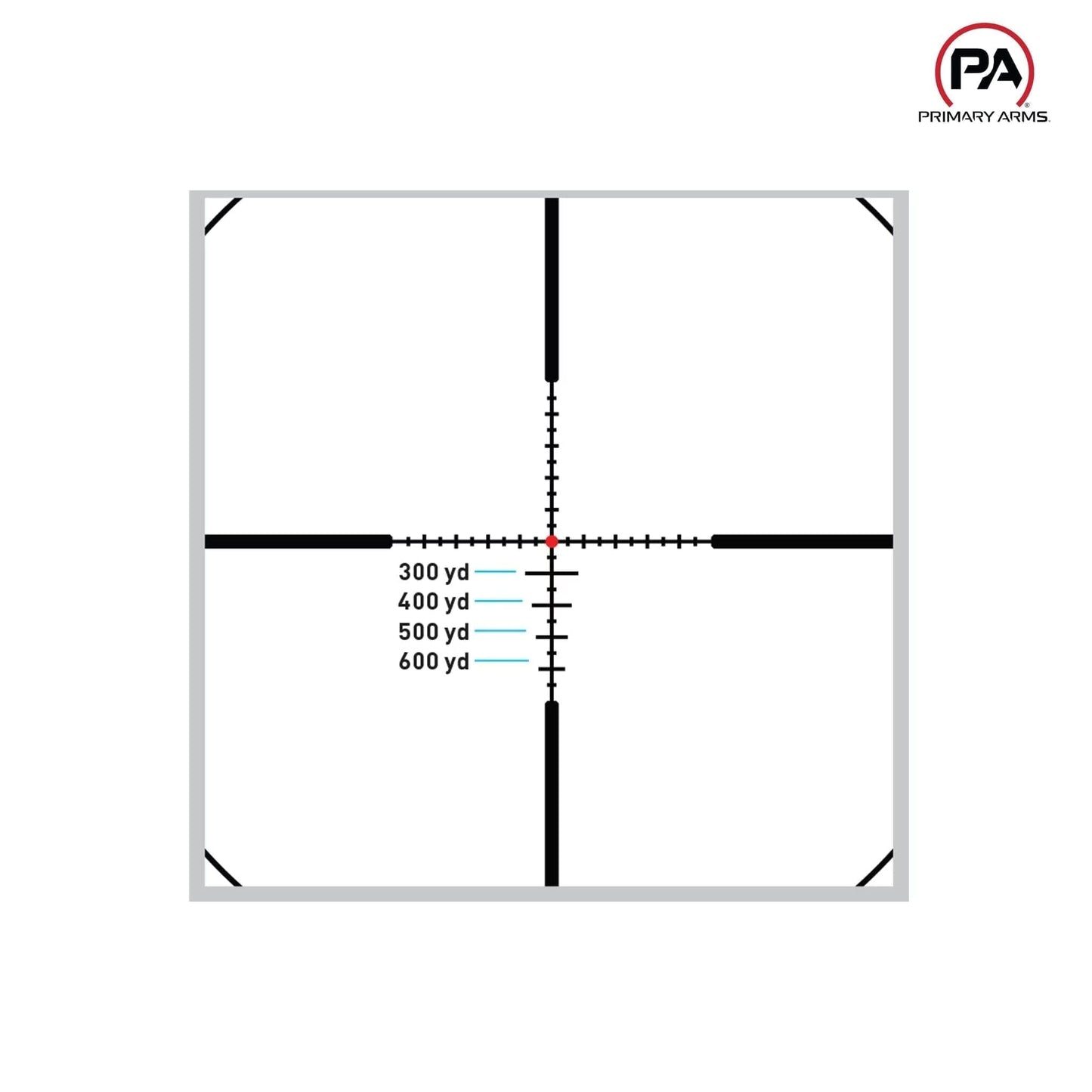 Primary Arms Compact PLxC 1-8x24 SFP Riflescope - ACSS Nova Fiber Wire Reticle - Black Rifle Scope Primary Arms