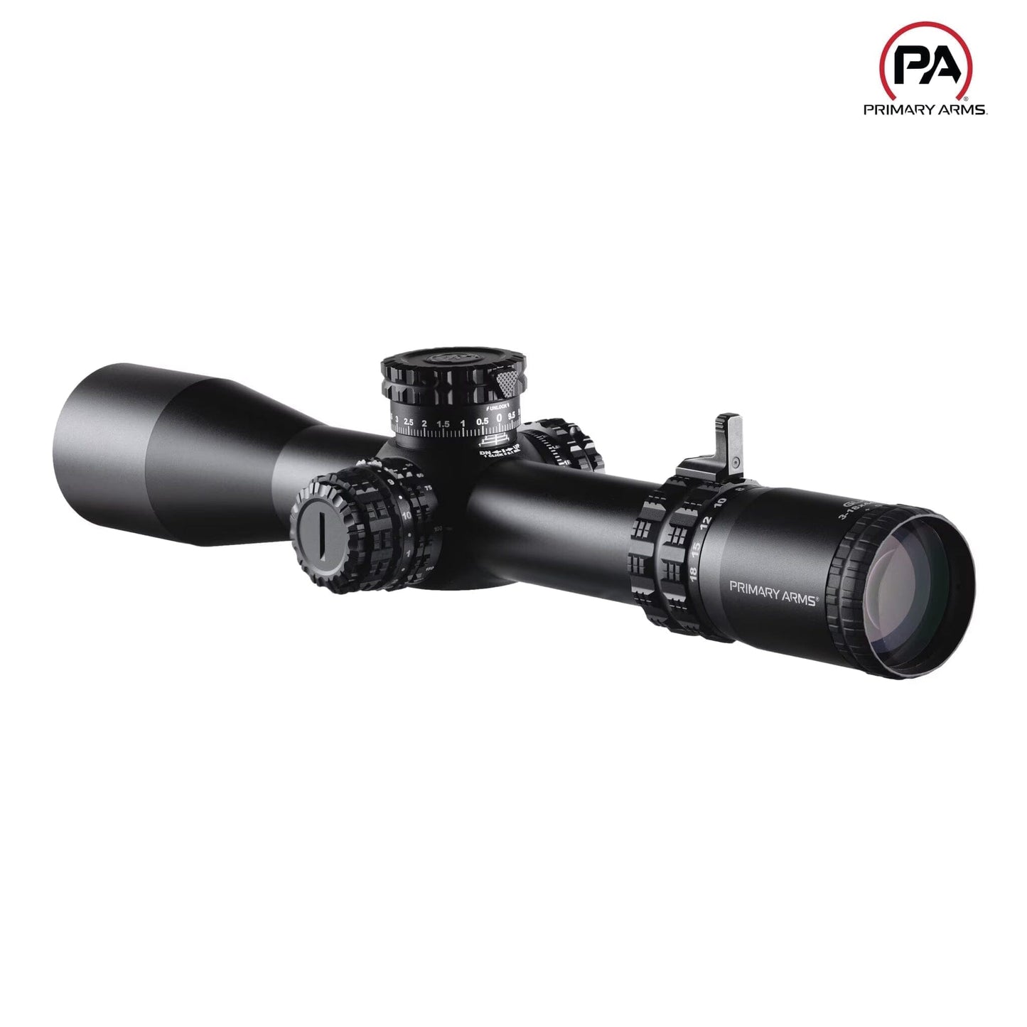 Primary Arms GLx 3-18x44 FFP Riflescope - ACSS APOLLO Grendel Reticle Rifle Scope Primary Arms