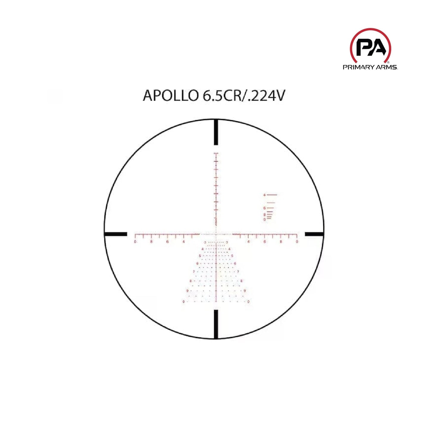 Primary Arms GLx 3-18x44 FFP Riflescope - ACSS Apollo Reticle Rifle Scope Primary Arms