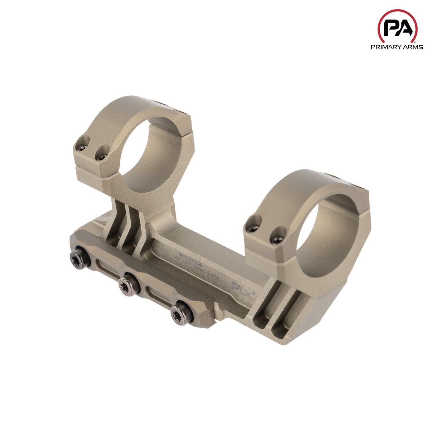 Primary Arms PLx 30mm Cantilever Mount - 2.04″ Offset - Clear Anodized Rifle Scope Mount Primary Arms