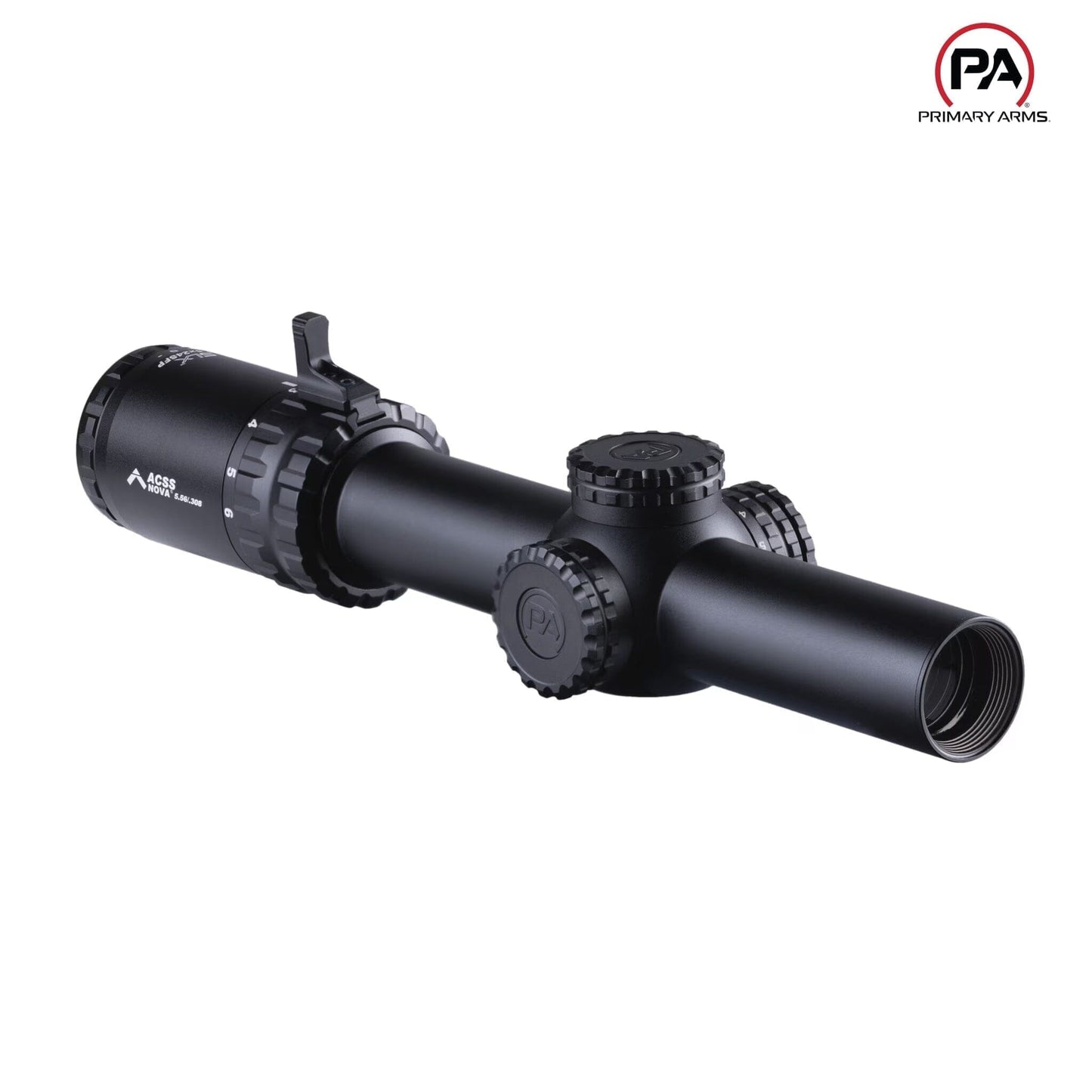 Primary Arms SLx 1-6x24 SFP Riflescope Gen IV - ACSS Nova 5.56/.308 Fiber-Wire Reticle Rifle Scope Primary Arms