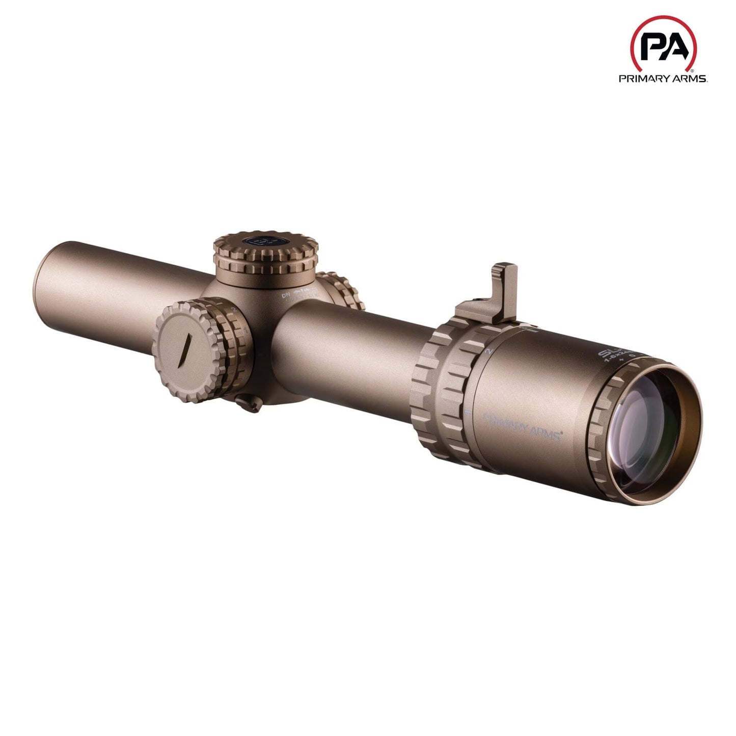 Primary Arms SLx 1-6x24 SFP Riflescope Gen IV - ACSS Nova Fiber Wire Reticle - FDE Rifle Scope Primary Arms