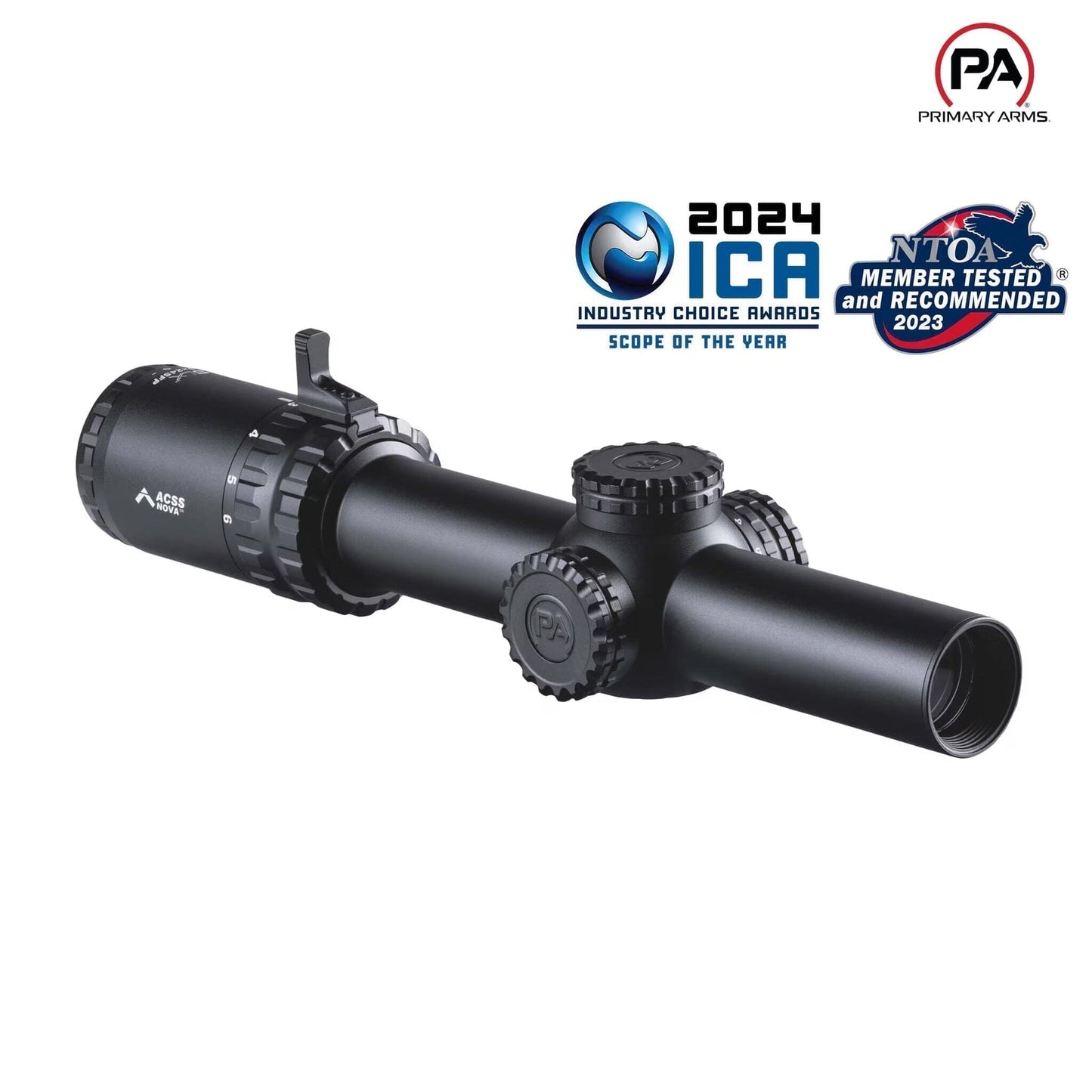 Primary Arms SLx 1-6x24 SFP Riflescope Gen IV - ACSS Nova Fiber Wire Reticle Rifle Scope Primary Arms