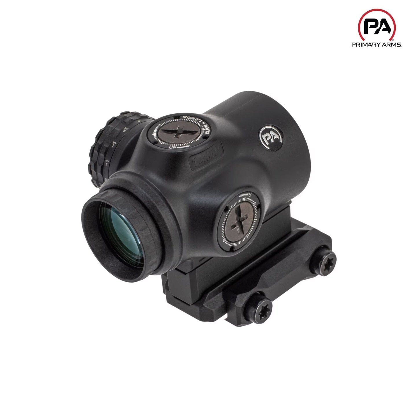 Primary Arms SLx 1× MicroPrism Scope - Green ACSS Gemini 9mm Reticle Prism Scope Primary Arms