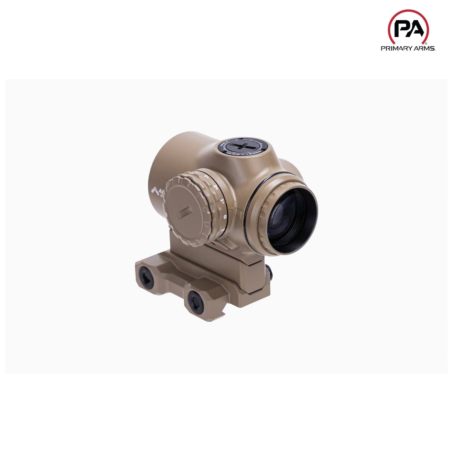 Primary Arms SLx 1X MicroPrism Scope - Red ACSS Cyclops Gen II Reticle - FDE Prism Scope Primary Arms