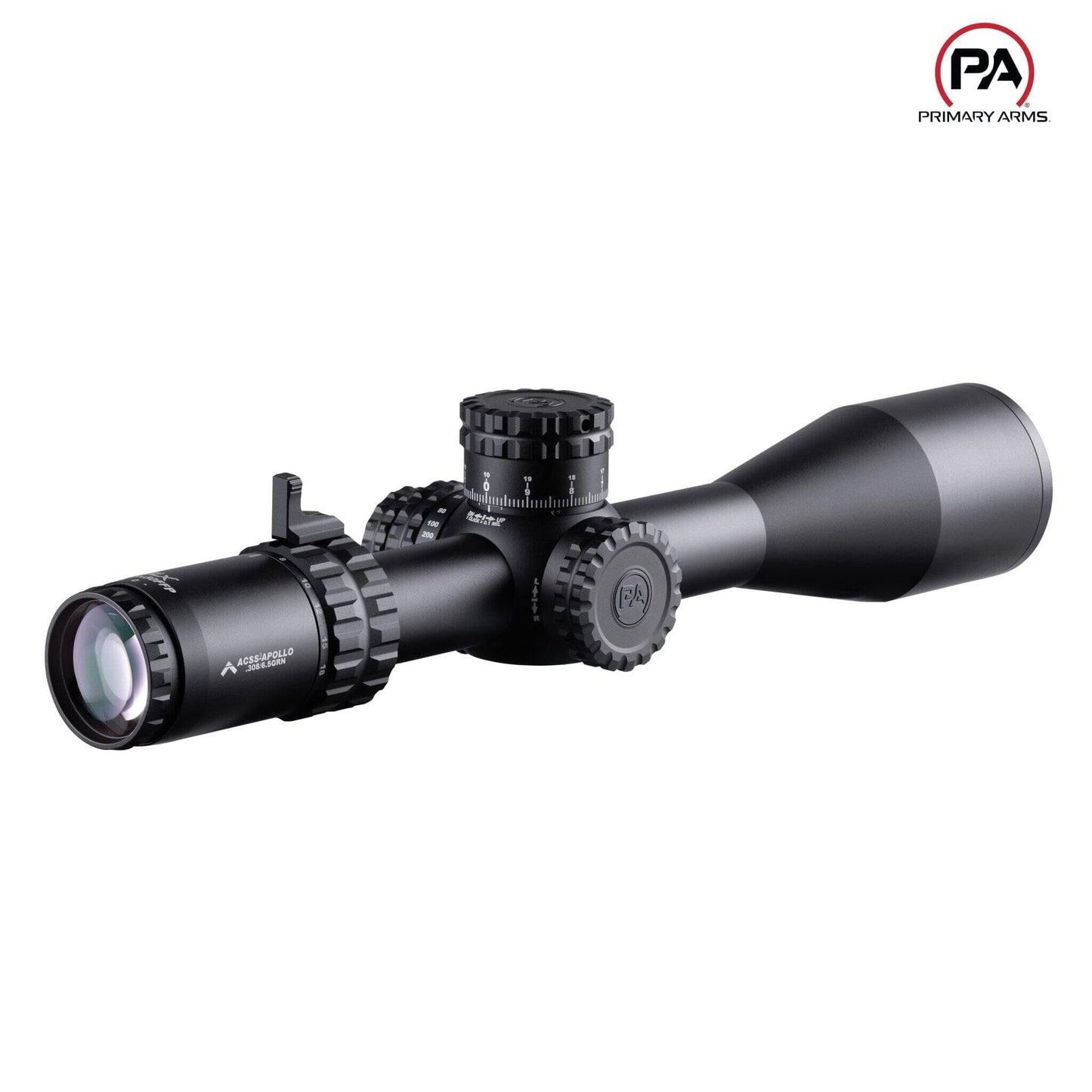 Primary Arms SLx 3-18x50 FFP Gen II Riflescope - ACSS APOLLO .308/6.5 Grendel Reticle Rifle Scope Primary Arms