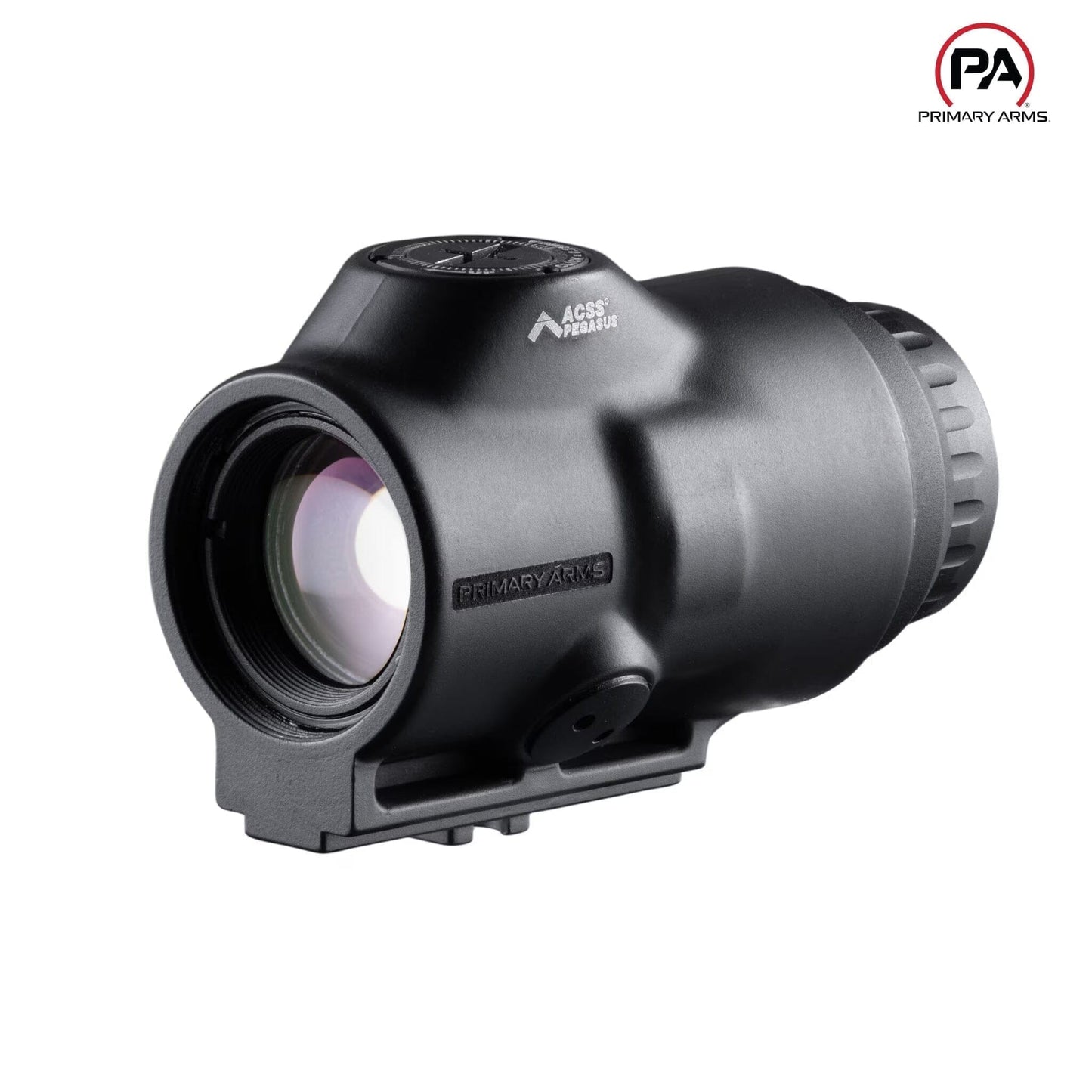 Primary Arms SLx 3X Micro Magnifier - ACSS Pegasus Ranging Reticle - Black Magnifier Primary Arms