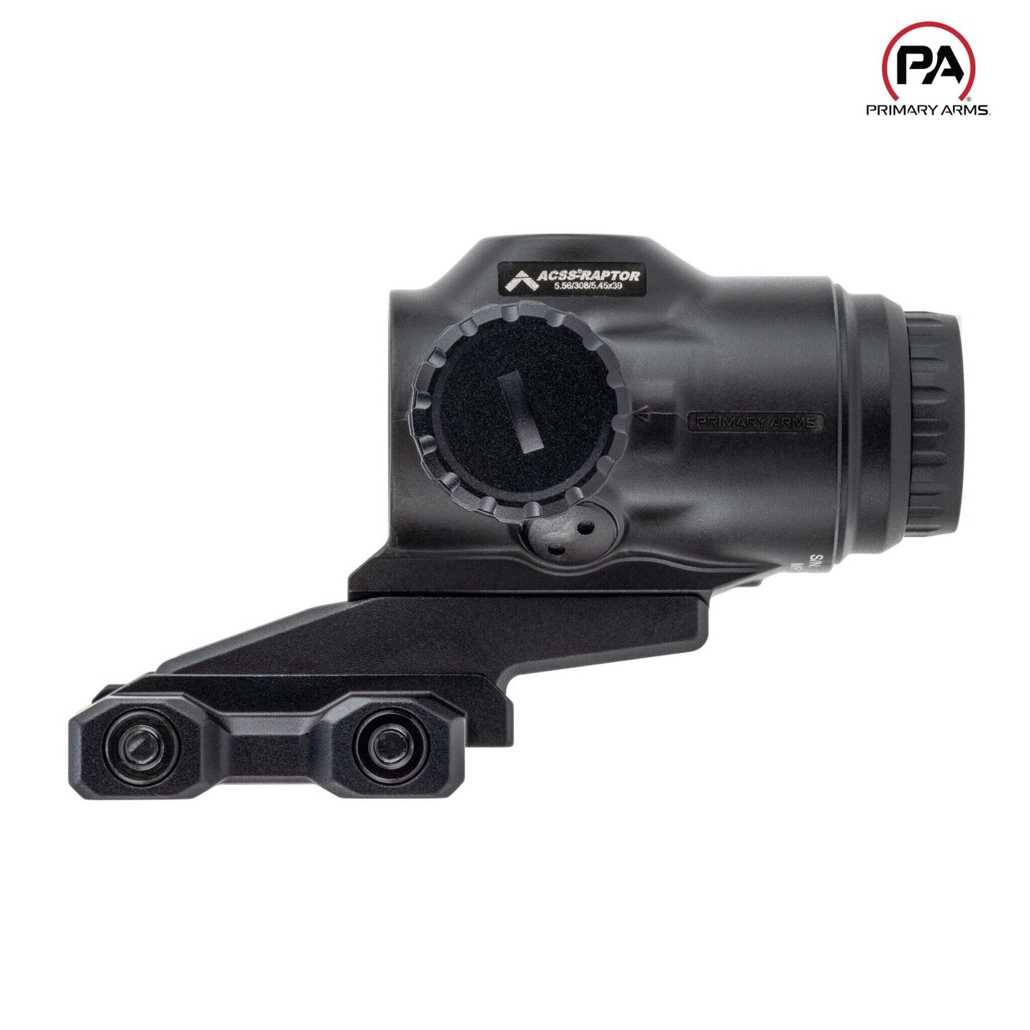 Primary Arms SLx 3x MicroPrism Scope - Red ACSS Raptor 5.56/.308 Meter Reticle - Black Prism Scope Primary Arms