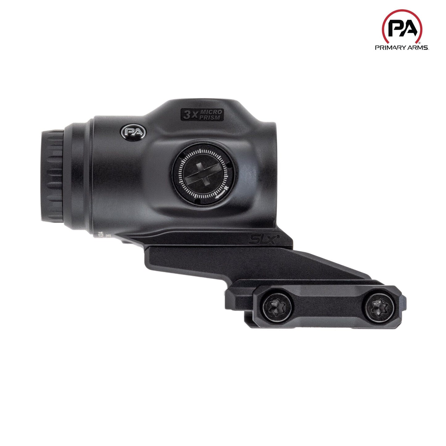 Primary Arms SLx 3x MicroPrism Scope - Red ACSS Raptor 5.56/.308 Meter Reticle - Black Prism Scope Primary Arms