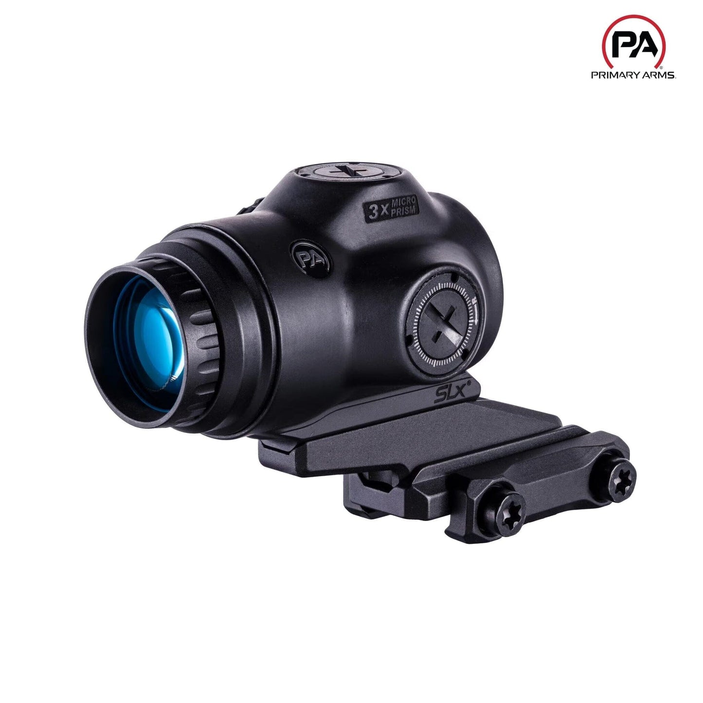 Primary Arms SLx 3x MicroPrism Scope - Red ACSS Raptor 5.56/.308 Yard Reticle Prism Scope Primary Arms