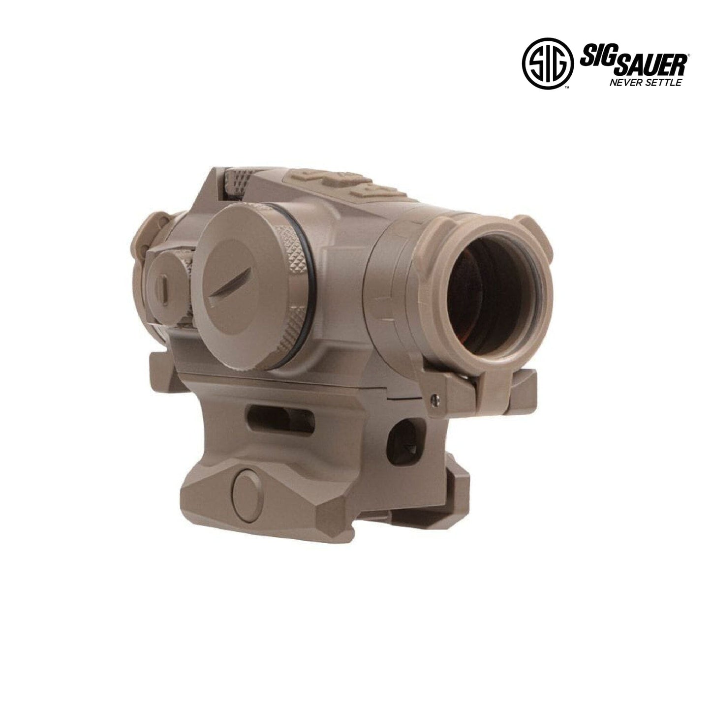 SIG Sauer ROMEO4T-PRO Red Dot Sight - 2 MOA Quad Ballistic Circle Dot - FDE Red Dot Sight SIG Sauer