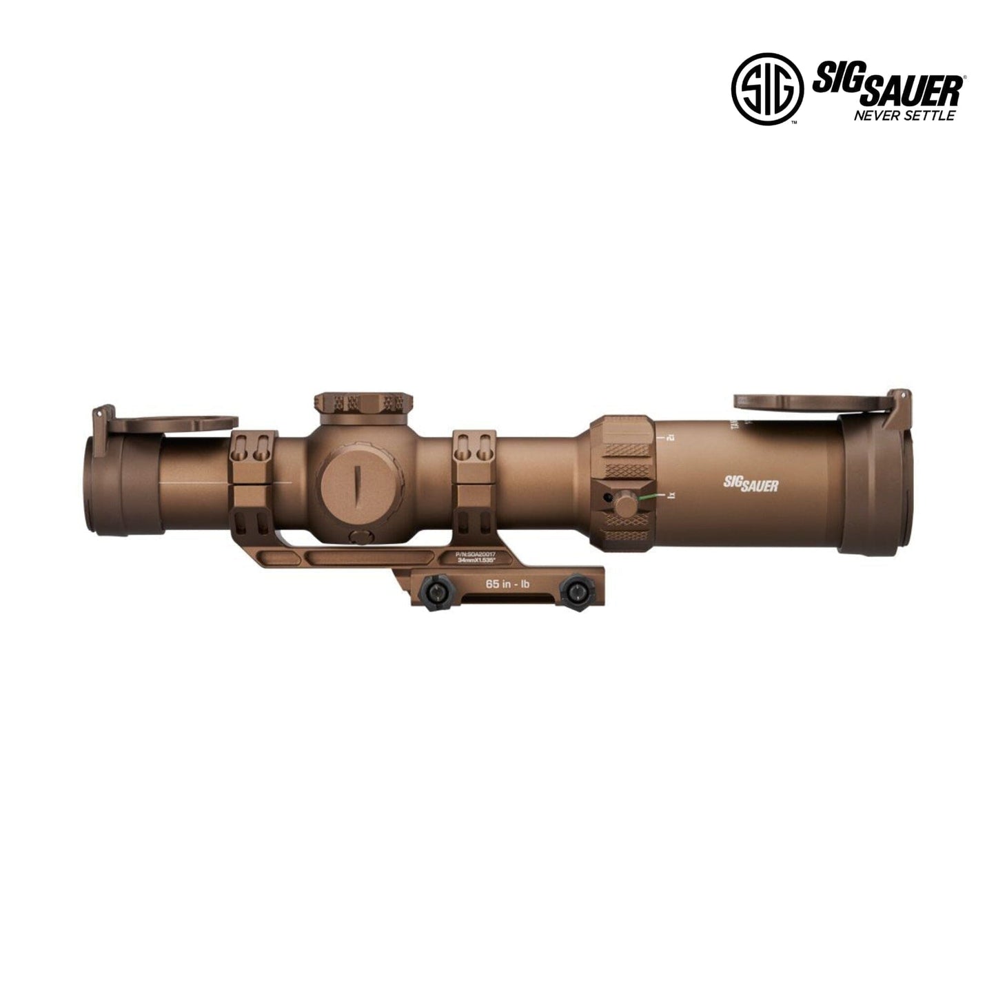 SIG Sauer TANGO-MSR 1-10x26 FFP Riflescope - MSR BDC10 Reticle - Coyote Tan Rifle Scope SIG Sauer