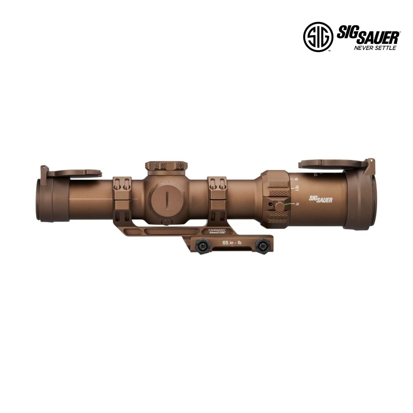 SIG Sauer TANGO-MSR 1-10x28 SFP Riflescope - MSR BDC10 Reticle - Coyote Tan Rifle Scope SIG Sauer