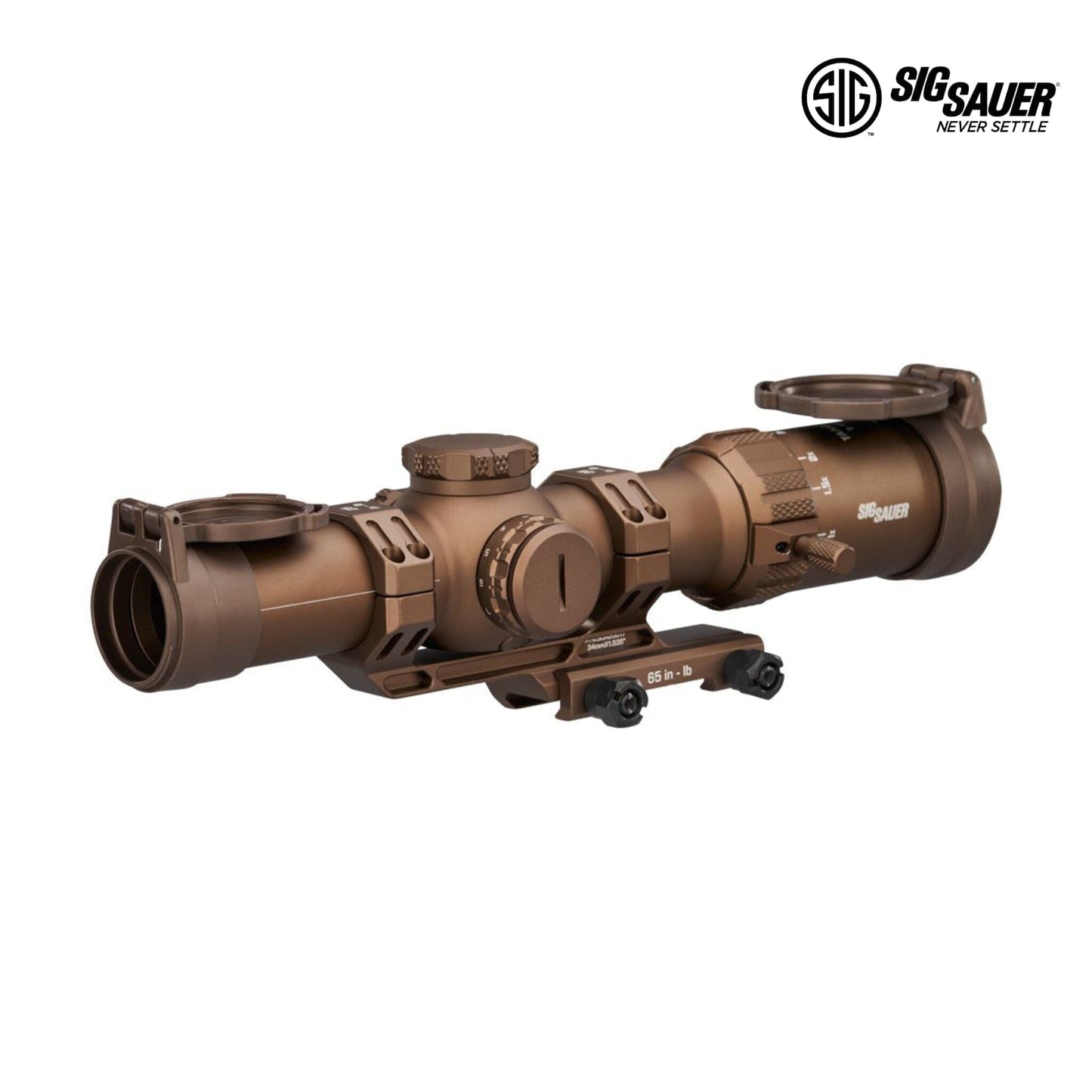 SIG Sauer TANGO-MSR 1-10x28 SFP Riflescope - MSR BDC10 Reticle - Coyote Tan Rifle Scope SIG Sauer